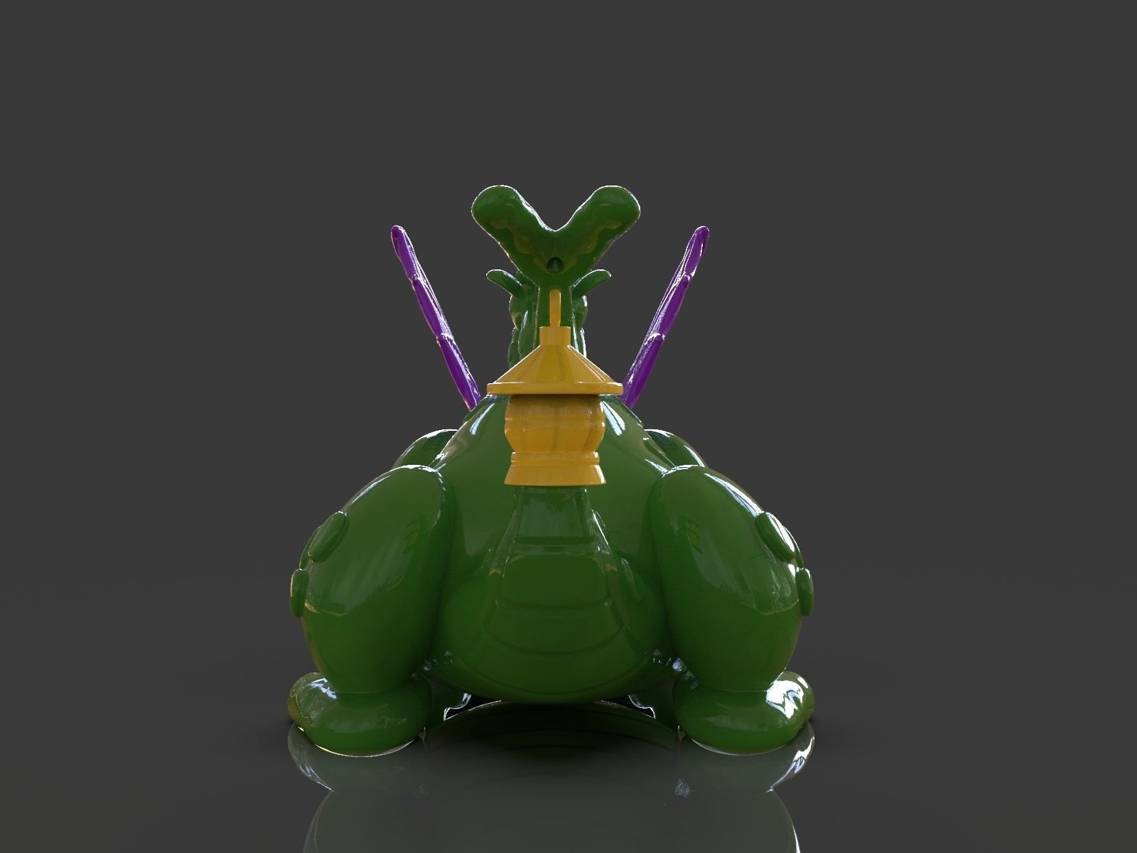 Petes Dragon Figurine 3D print model_4