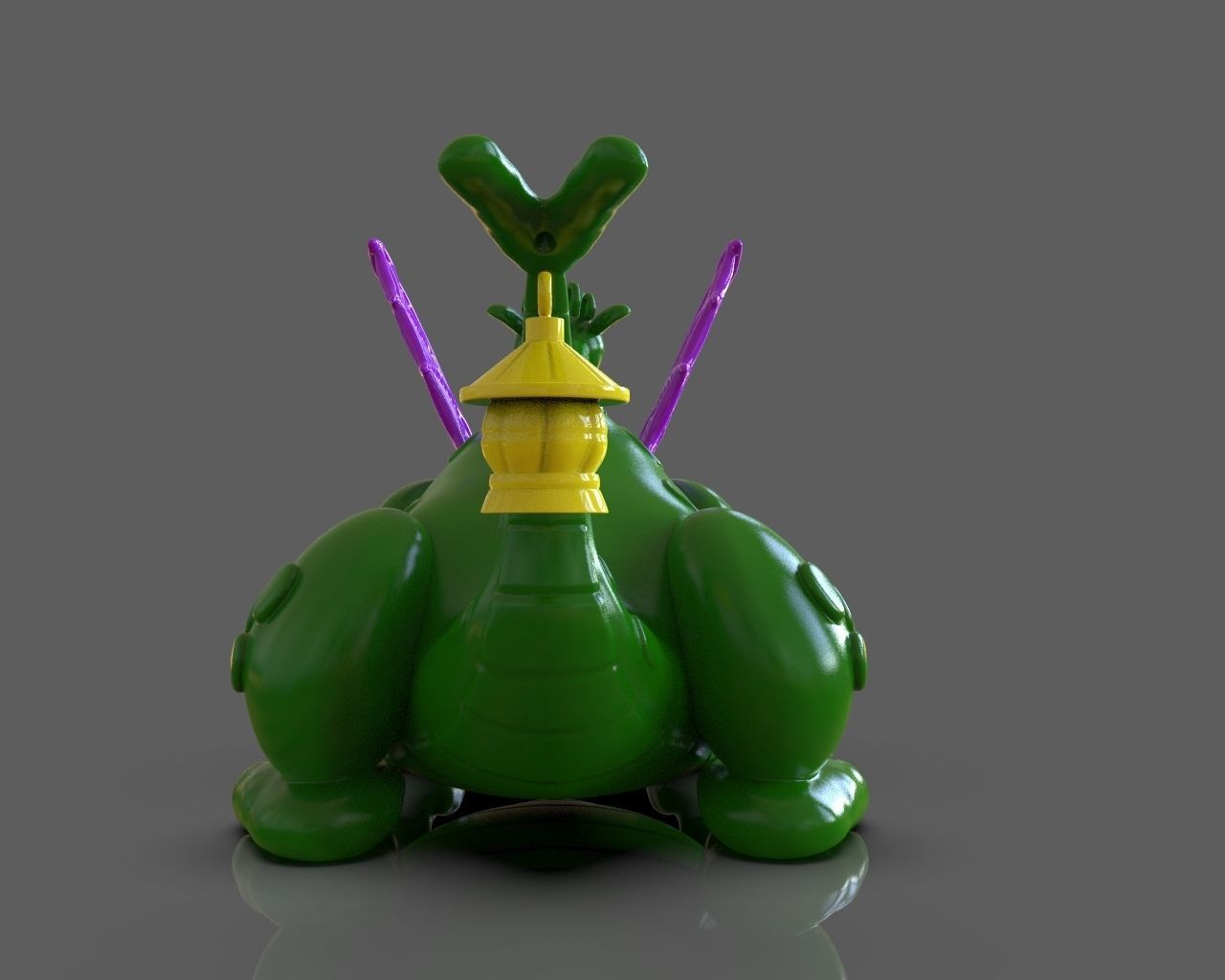 Petes Dragon Figurine 3D print model_23