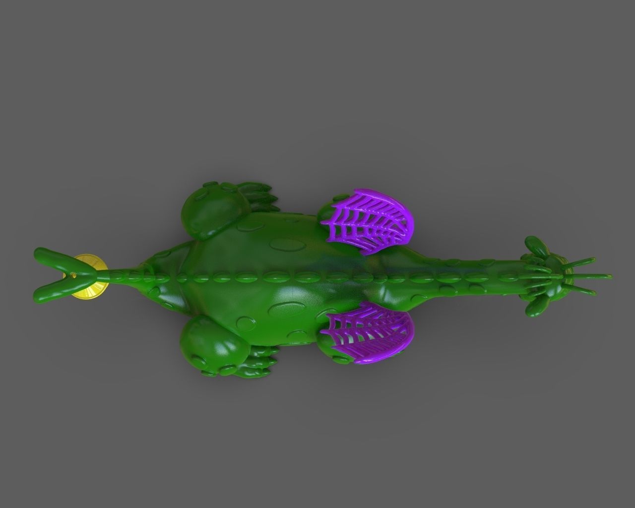 Petes Dragon Figurine 3D print model_28