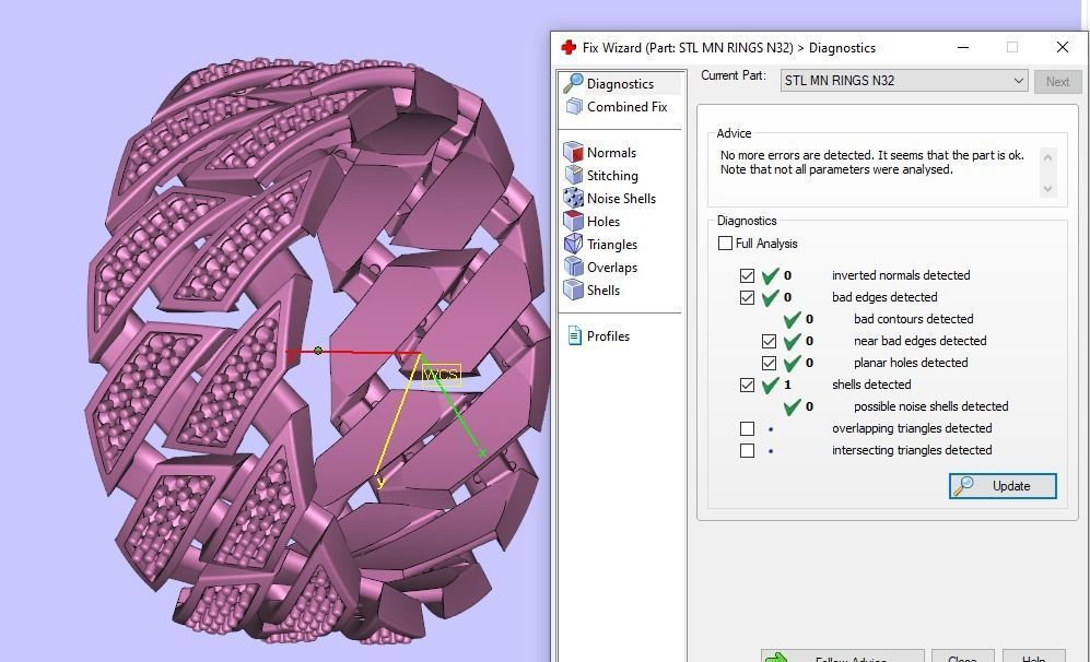 MH CUBAN RINGS N32 3D print model_8