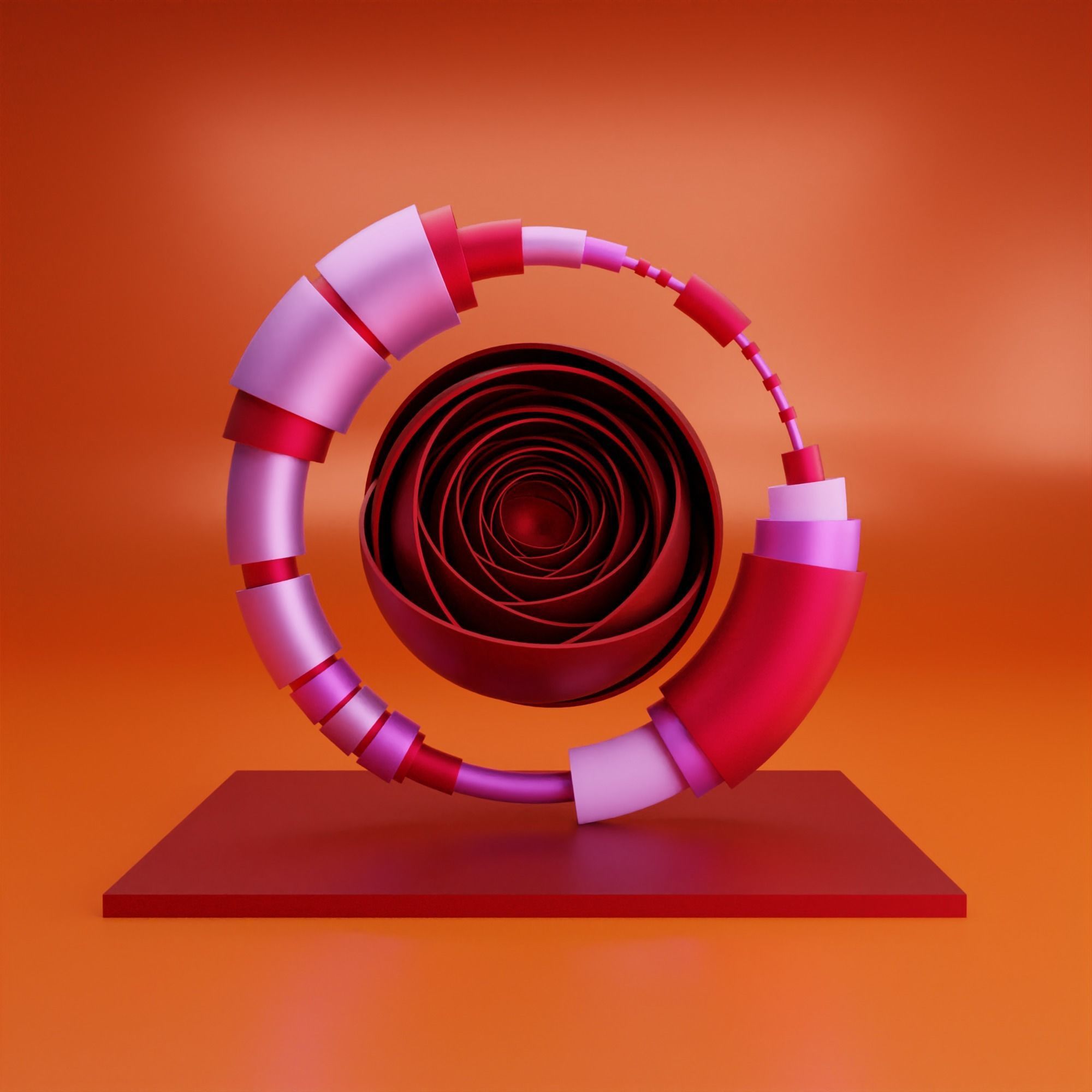 Abtract Art 3D print model_1