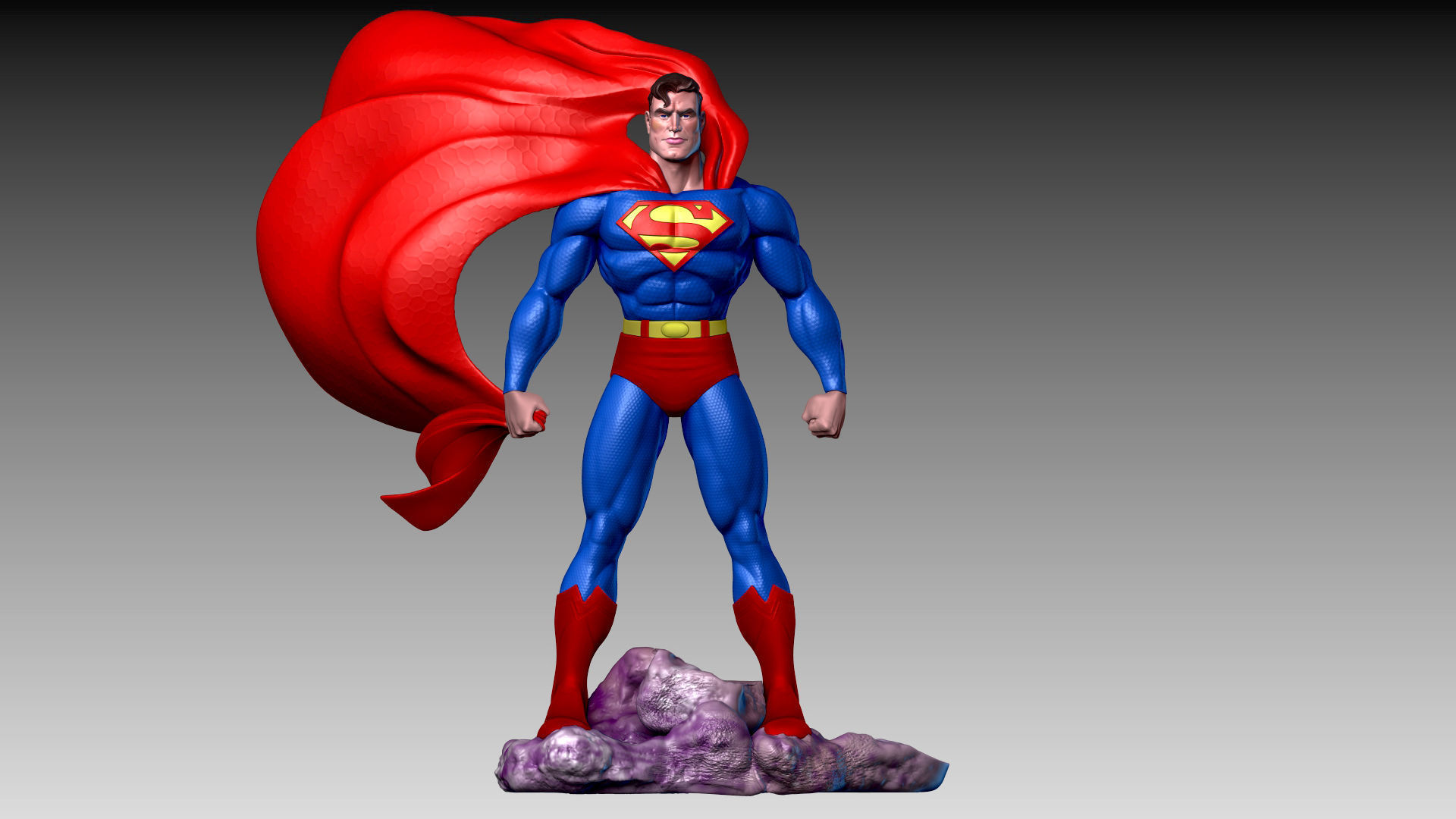 Super-Man-30Cm-13 Pieces 3D print model_3