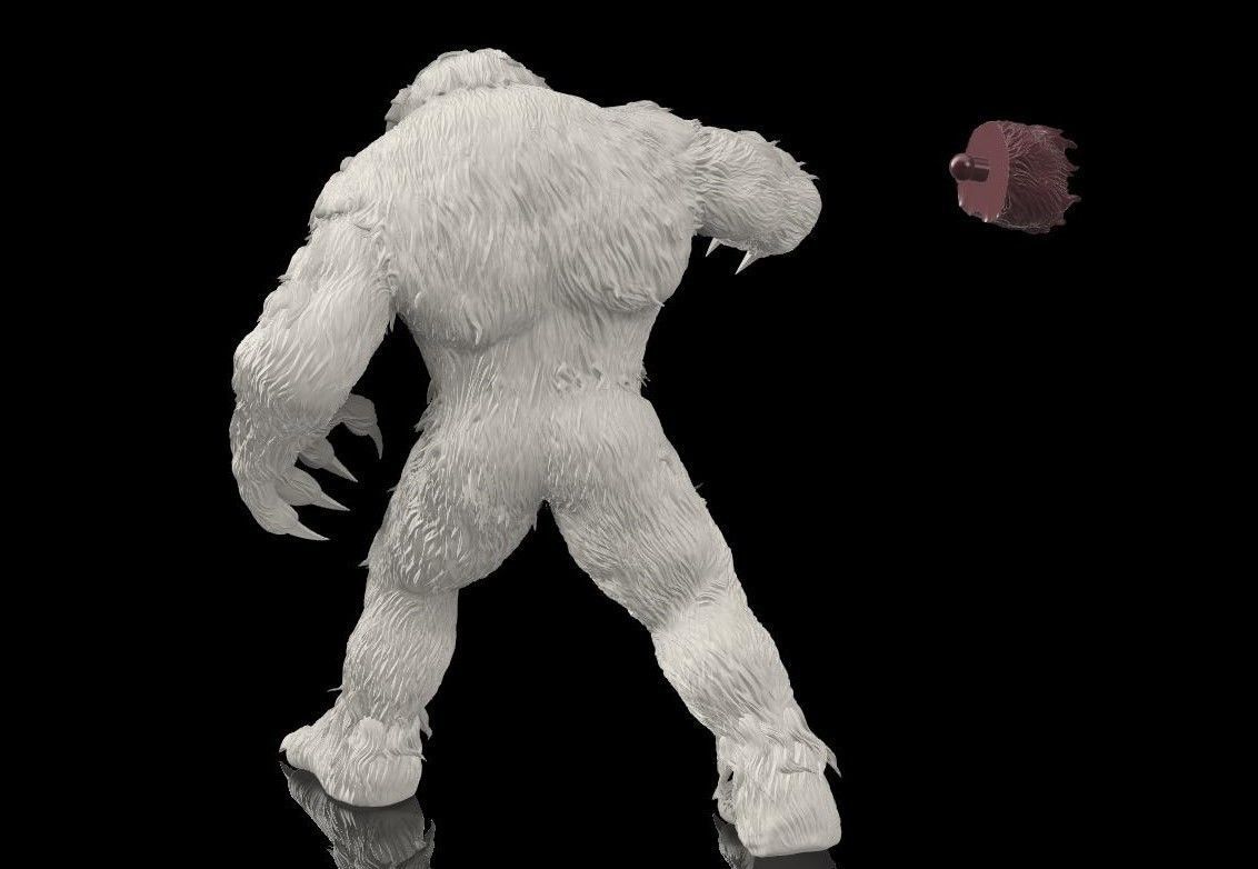 Star Wars Empire Strikes Back Wampa  3D print model_4