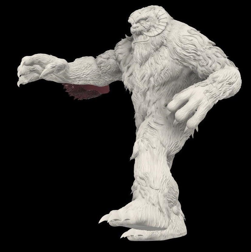 Star Wars Empire Strikes Back Wampa  3D print model_3