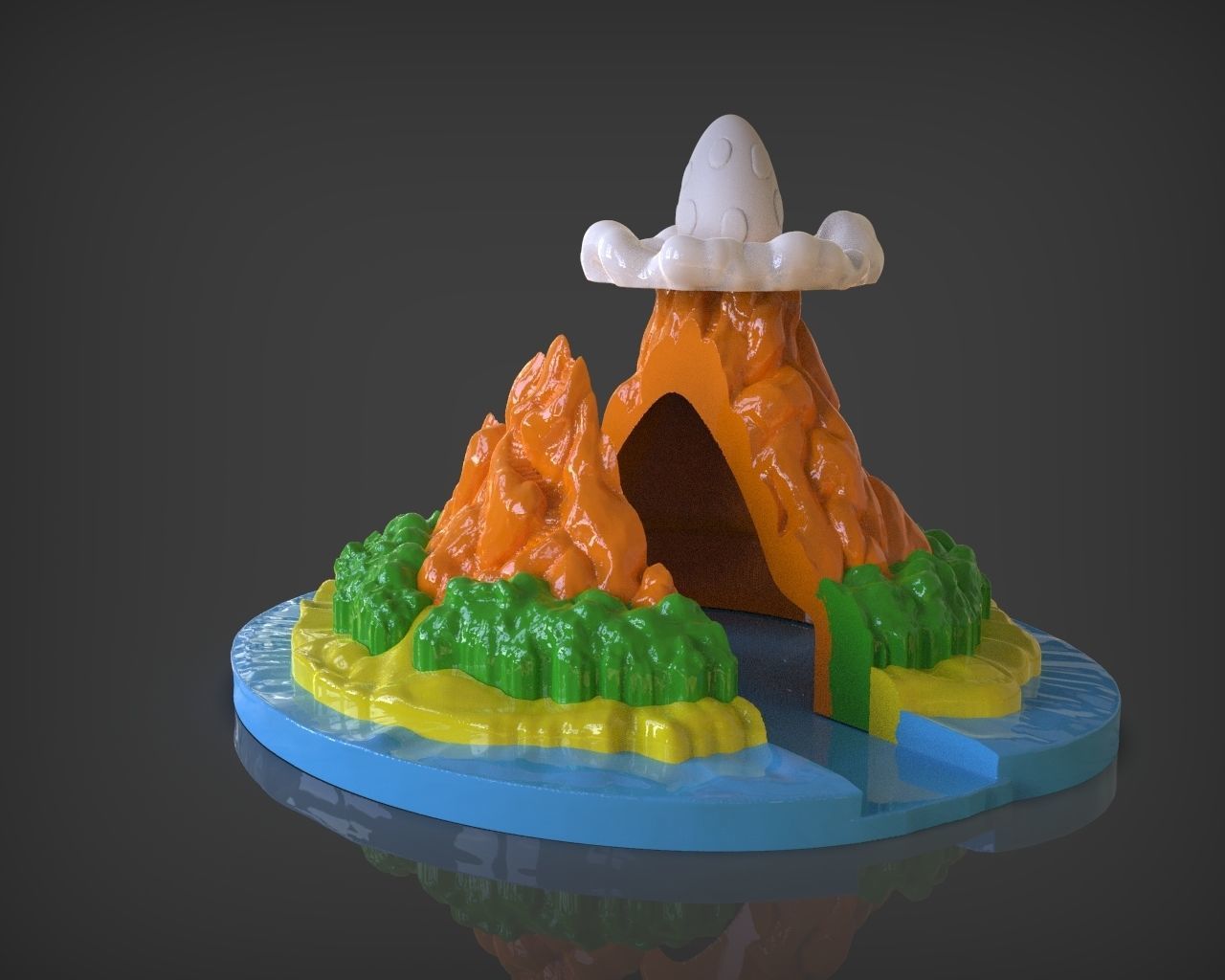 Links Awakening - Koholint Island 3D print model_1
