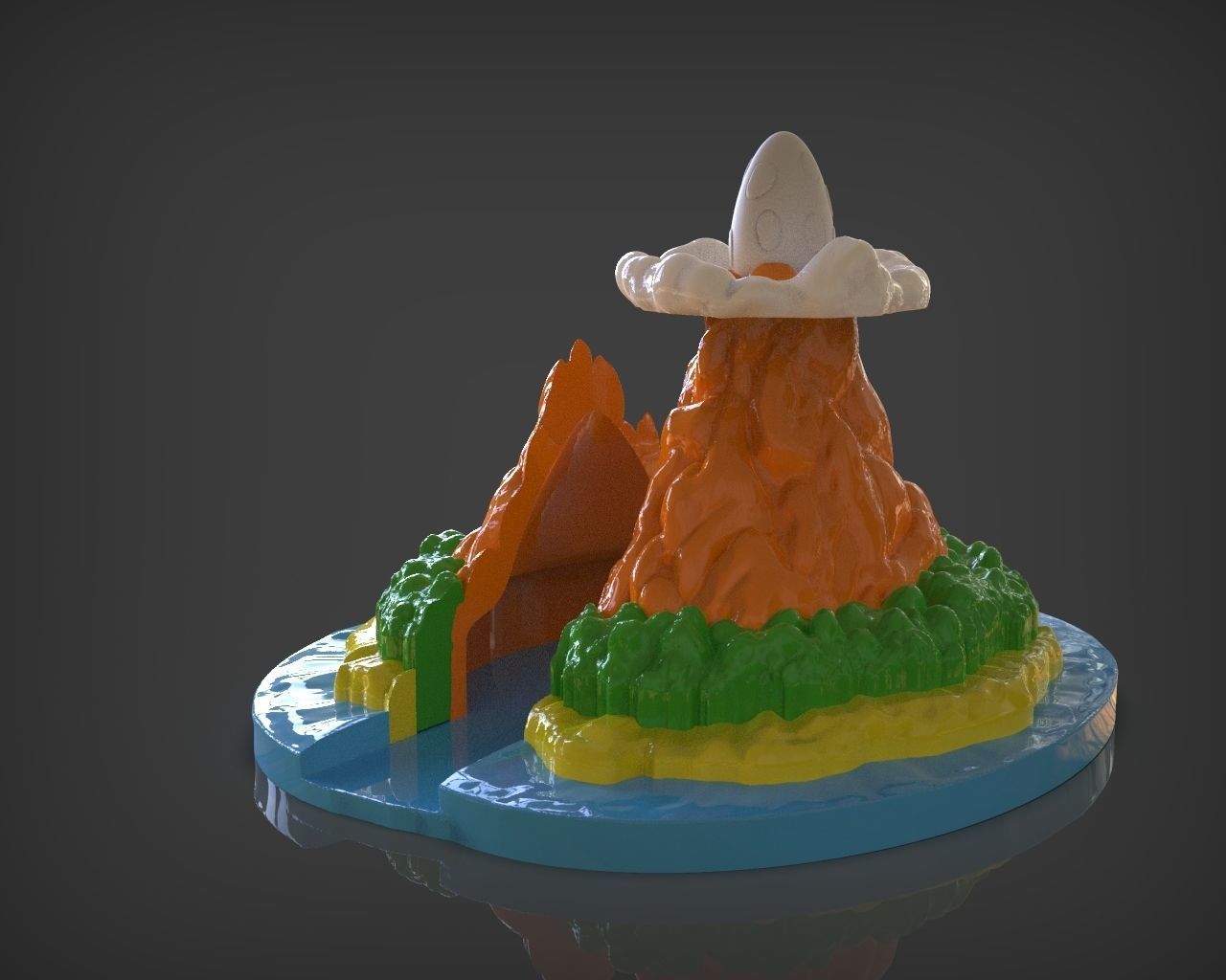 Links Awakening - Koholint Island 3D print model_3