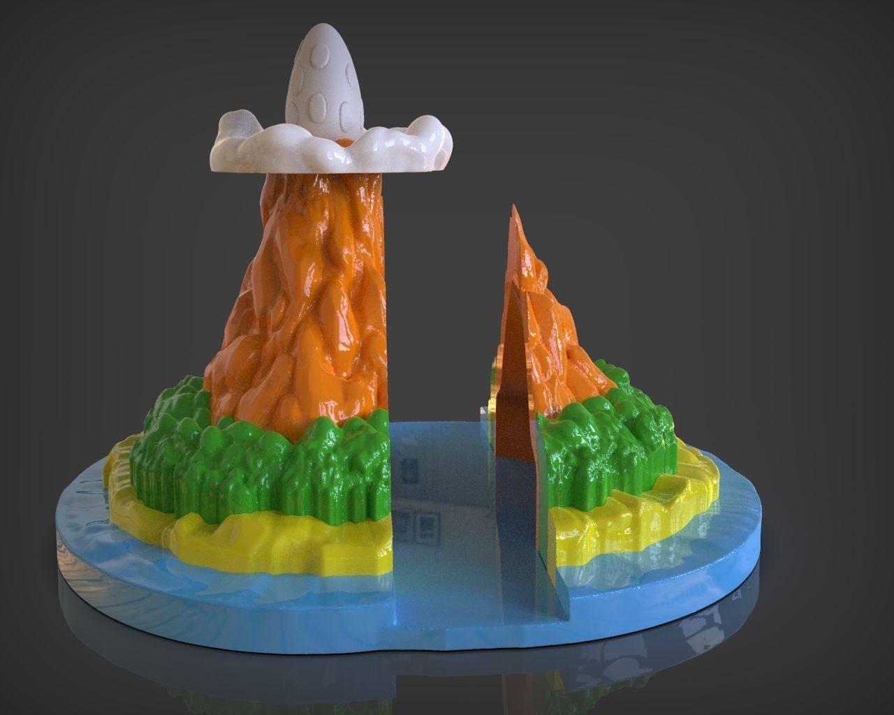 Links Awakening - Koholint Island 3D print model_8