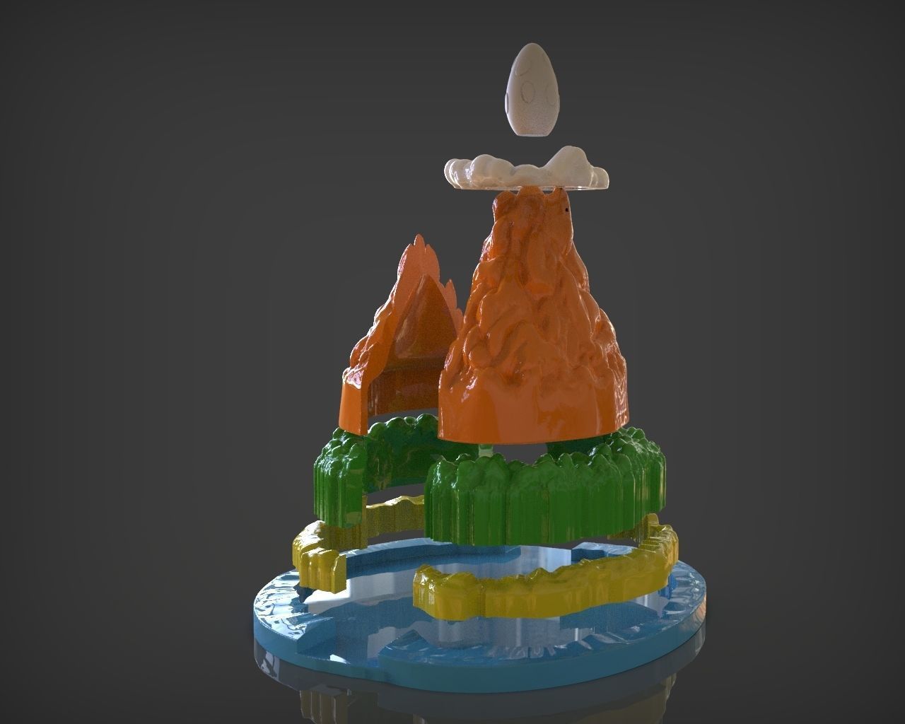 Links Awakening - Koholint Island 3D print model_15