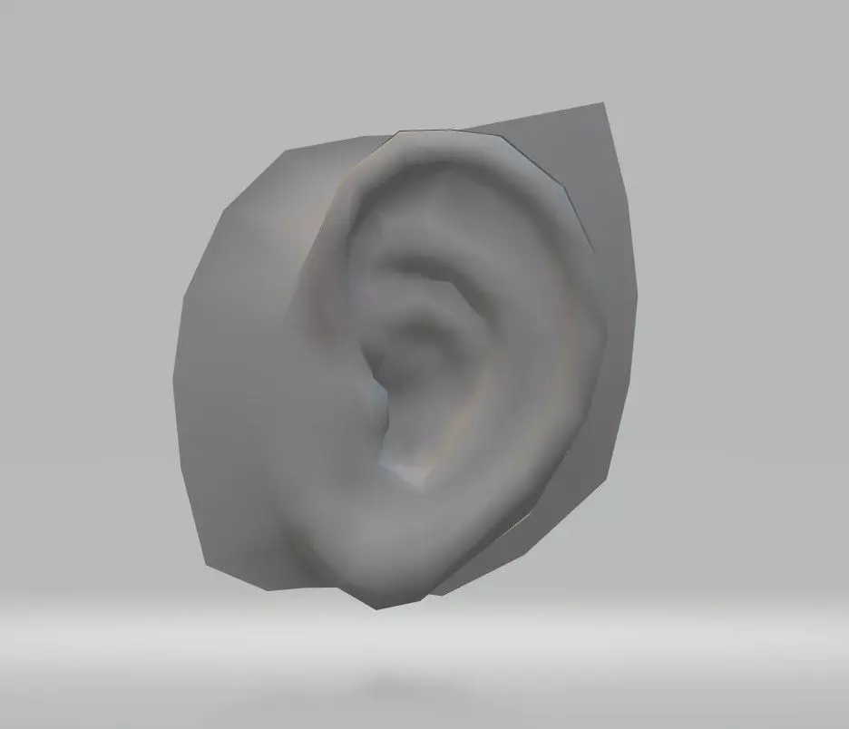 HumanEar ear Free low-poly 3D model