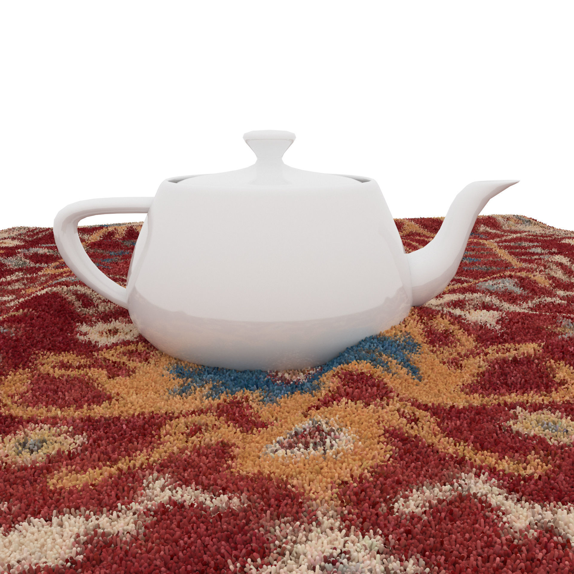 Rugs No 52 Low-poly 3D model_6