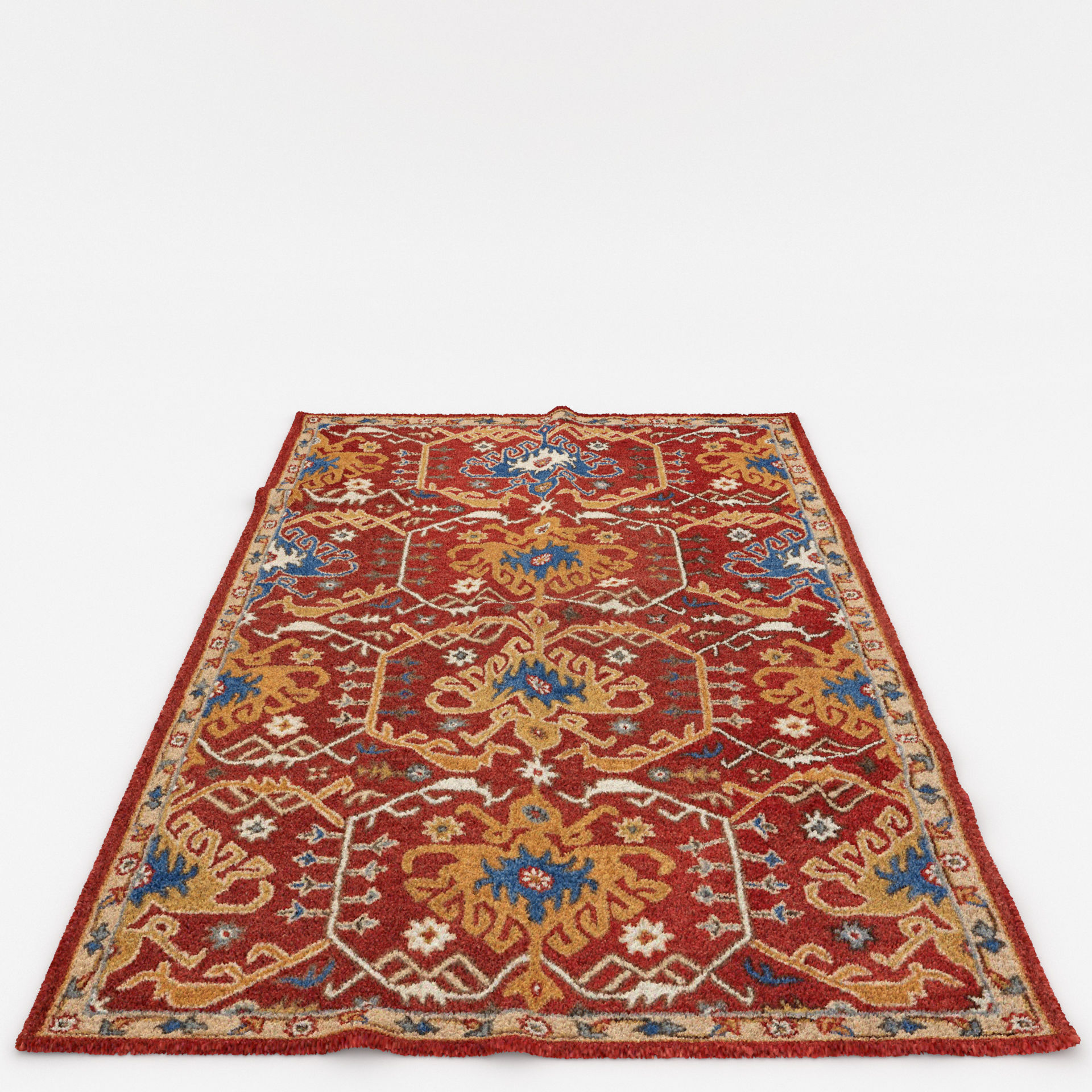 Rugs No 52 Low-poly 3D model_7