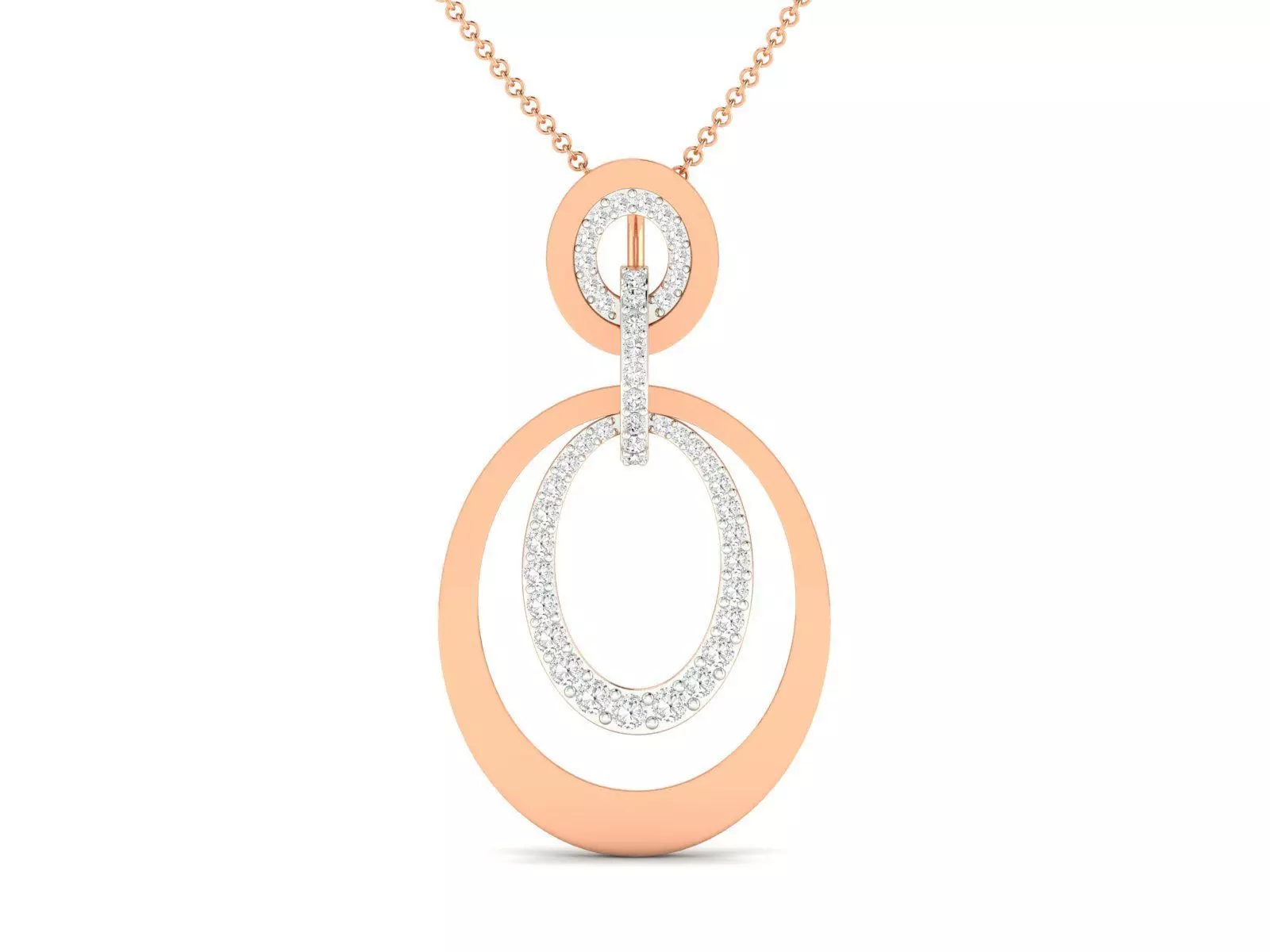 Women round pendant 3dm stl render detail 3D print model_0