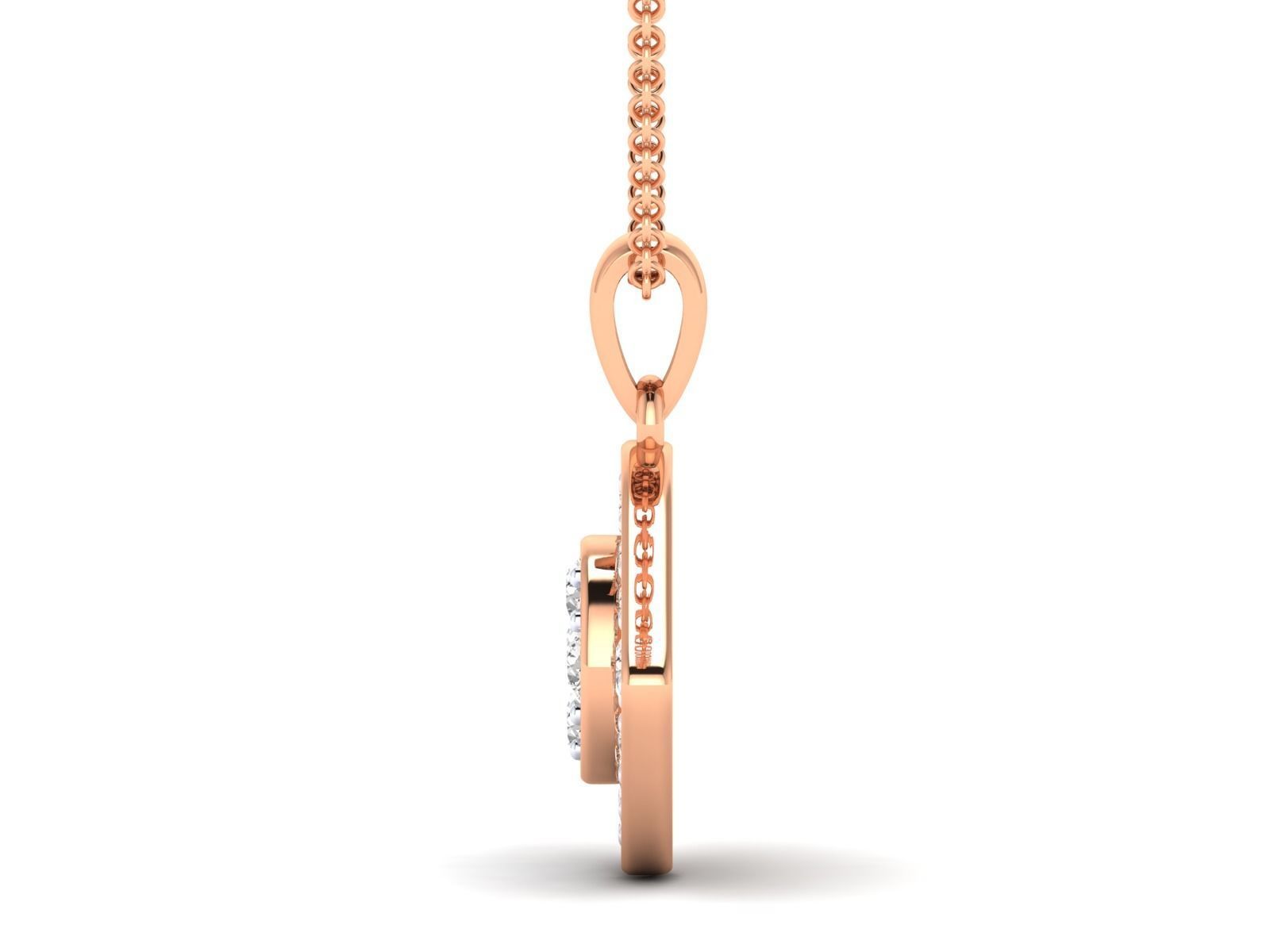 Evil Eye pendant 3dm stl render detail 3D print model_5