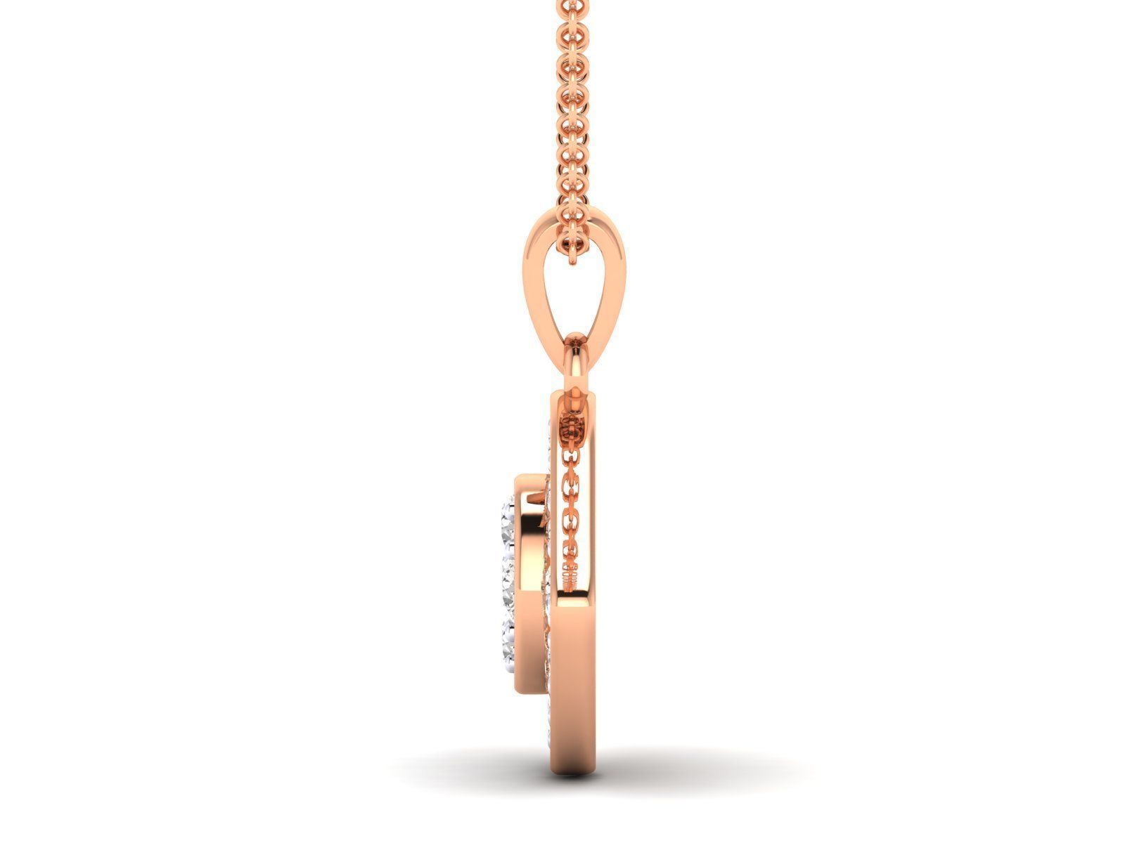 Evil Eye pendant 3dm stl render detail 3D print model_4