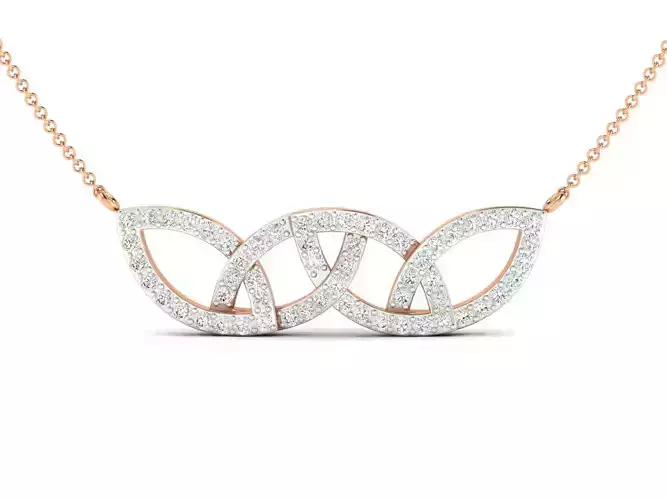 Women necklace pendant 3dm stl render detail 3D print model