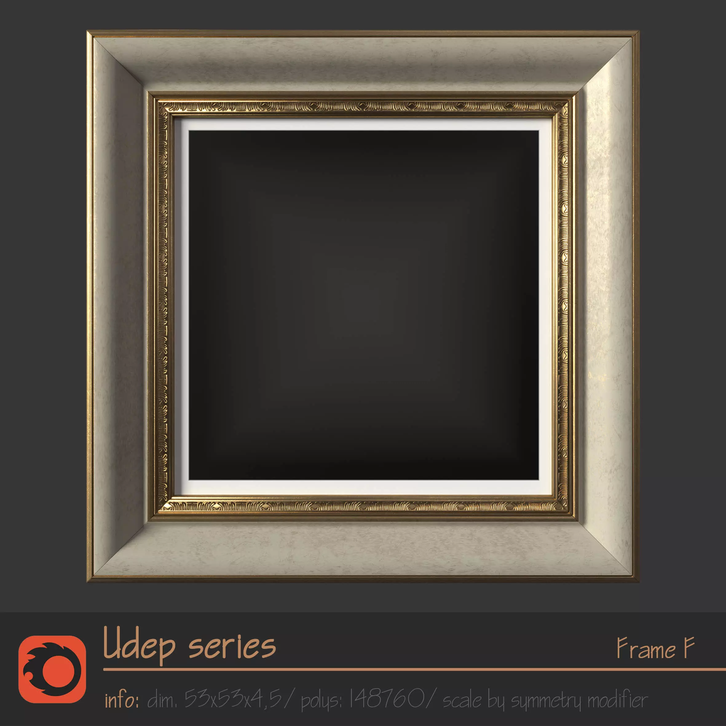 Udep series - Frame F 3D model_0