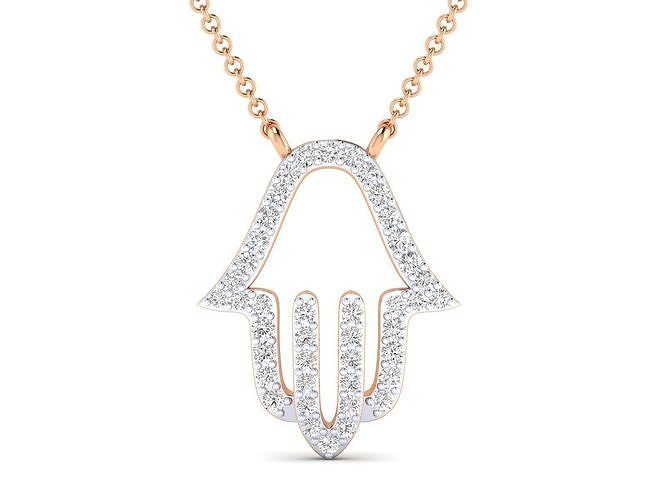 Women necklace pendant 3dm stl render detail 3D print model