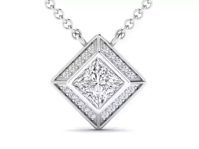 Women square pendant 3dm stl render detail 3D print model Women square pendant 3dm stl render detail 3D print model