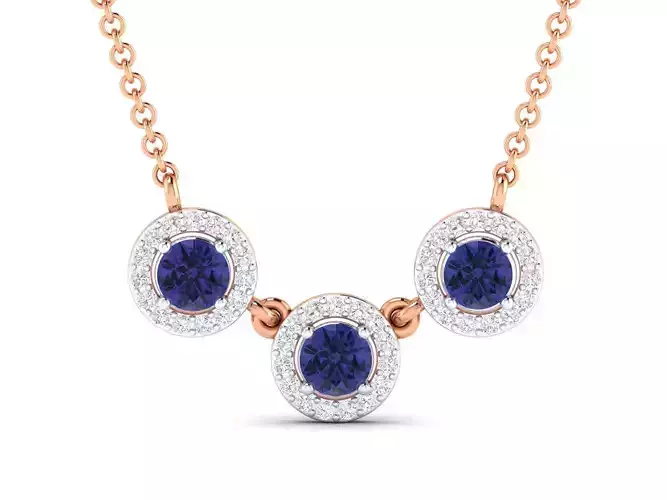 Women necklace pendant 3dm stl render detail 3D print model