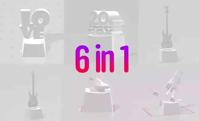 3D Print Keycap 6 in 1 Set 19