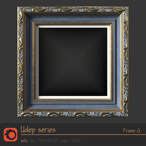 Udep series - Frame G 3D model
