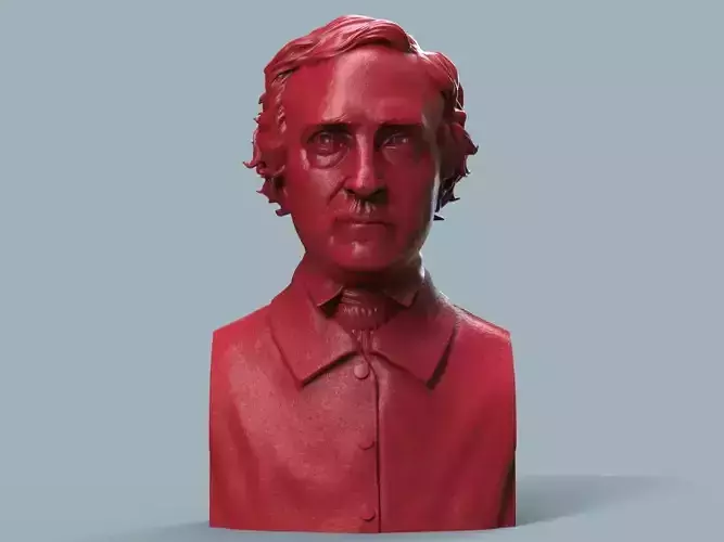 Edgar Allan Poe Bust 3D print model