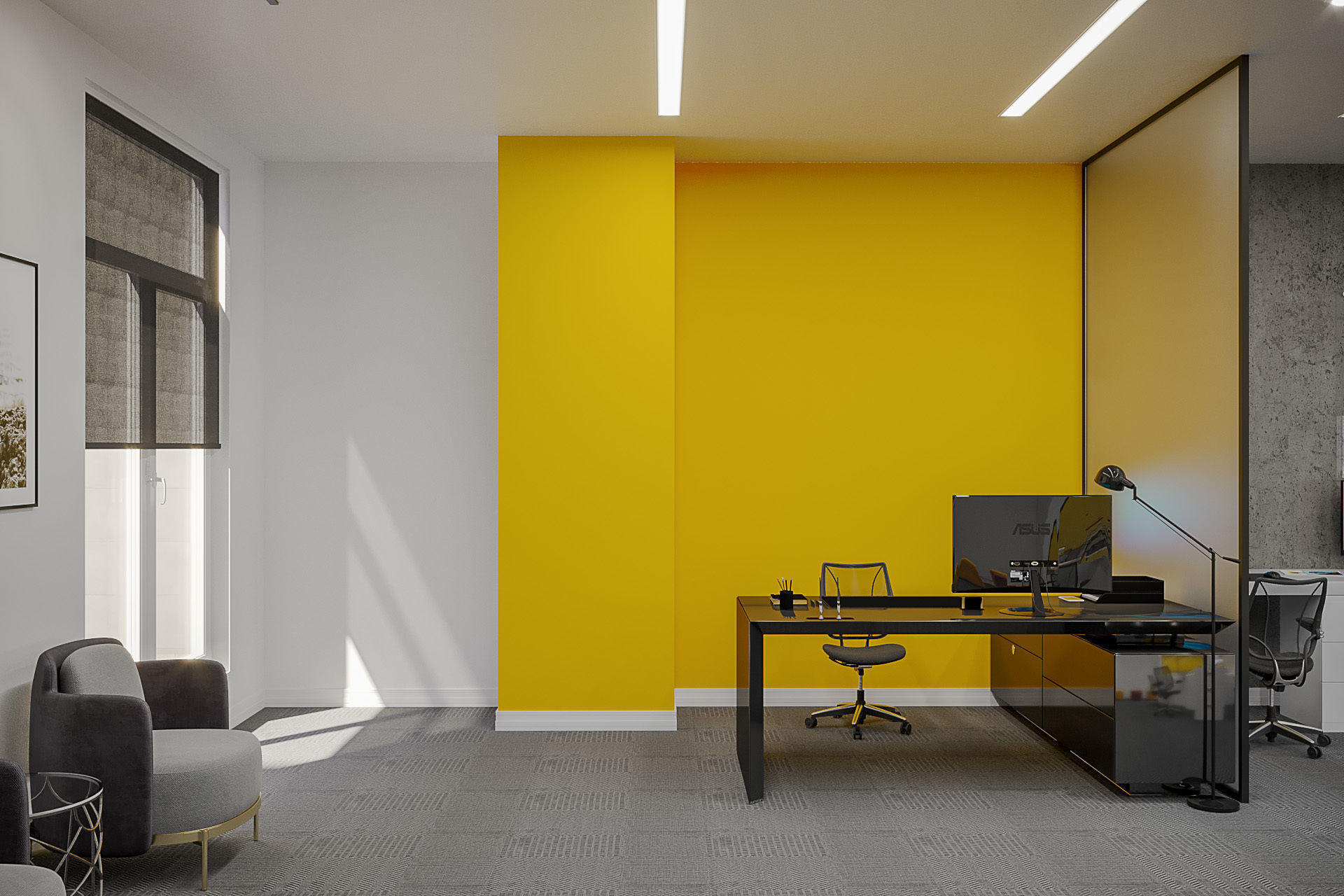 programming and AI engineering office  3D model_2