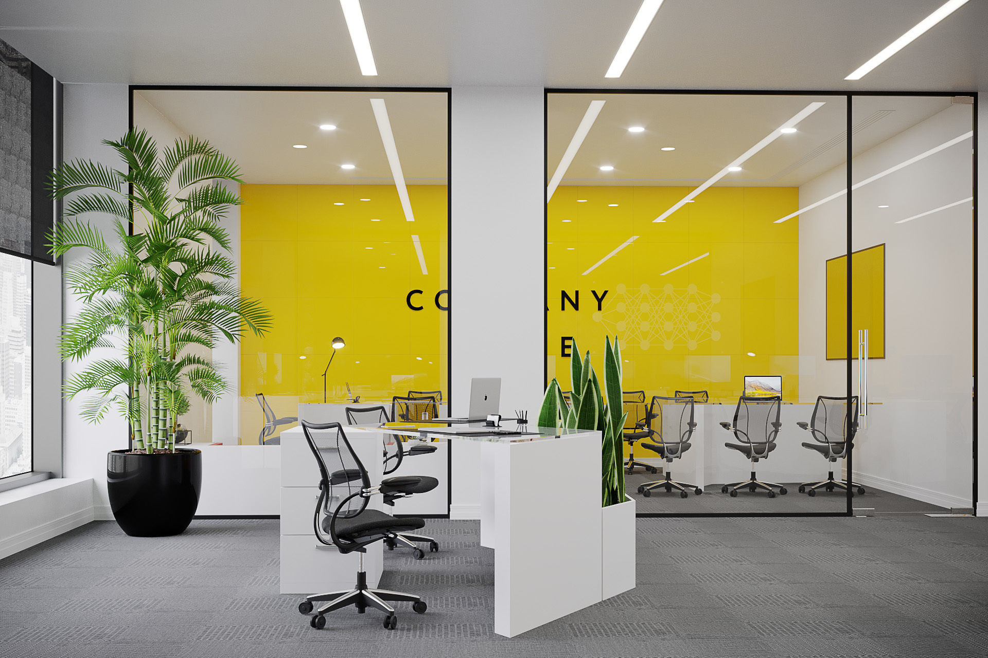 programming and AI engineering office  3D model_6