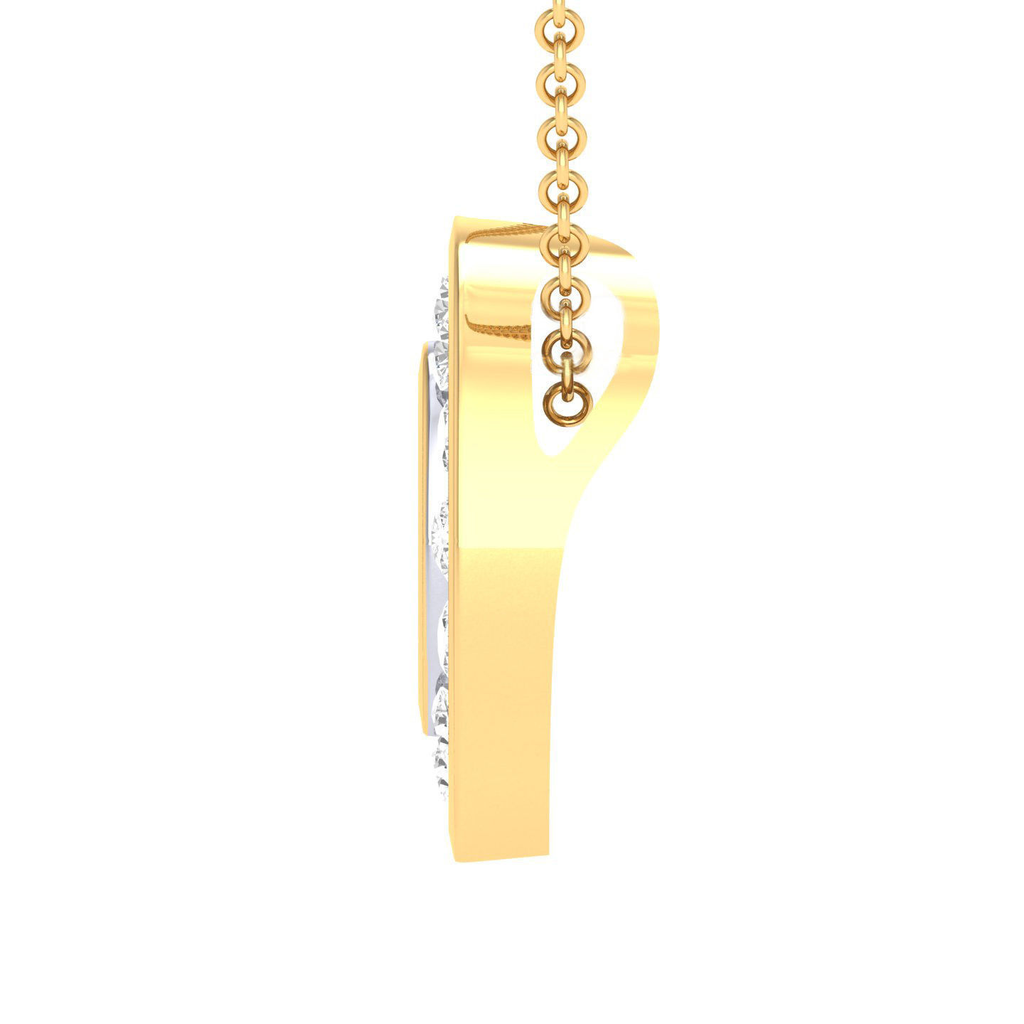 Women round pendant 3dm stl render detail 3D print model_7