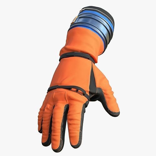 Gloves of NASA OCSS Astronaut Spacesuit Orion 3D model