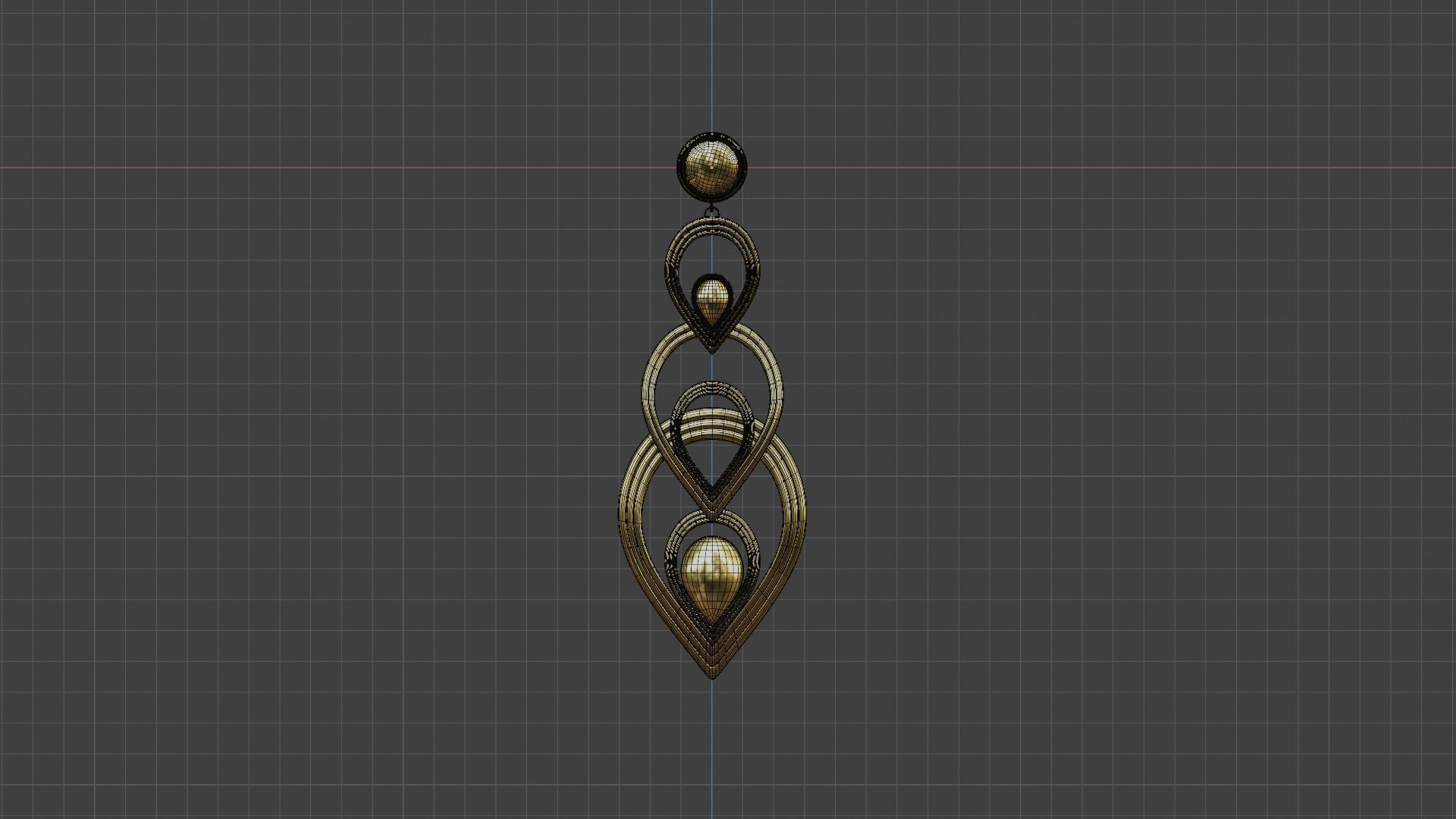 Ear Rings 3D model_2