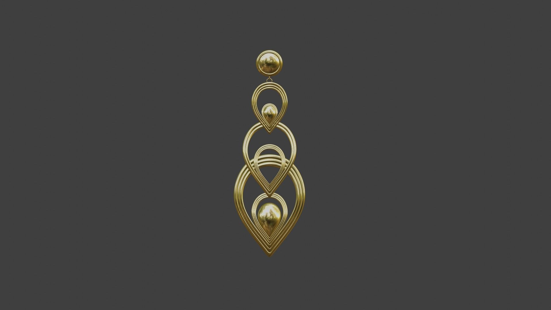 Ear Rings 3D model_1