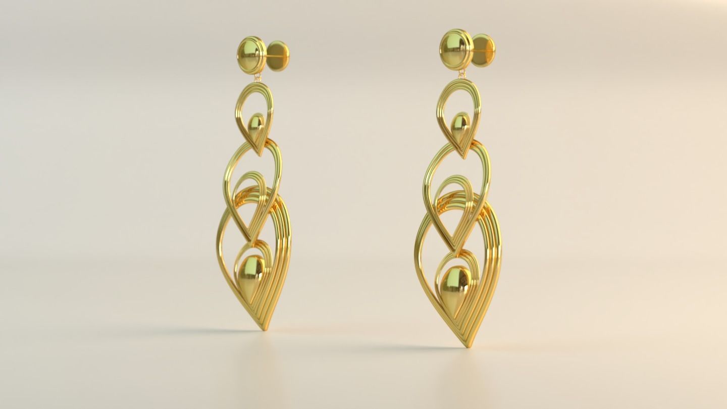 Ear Rings 3D model_5