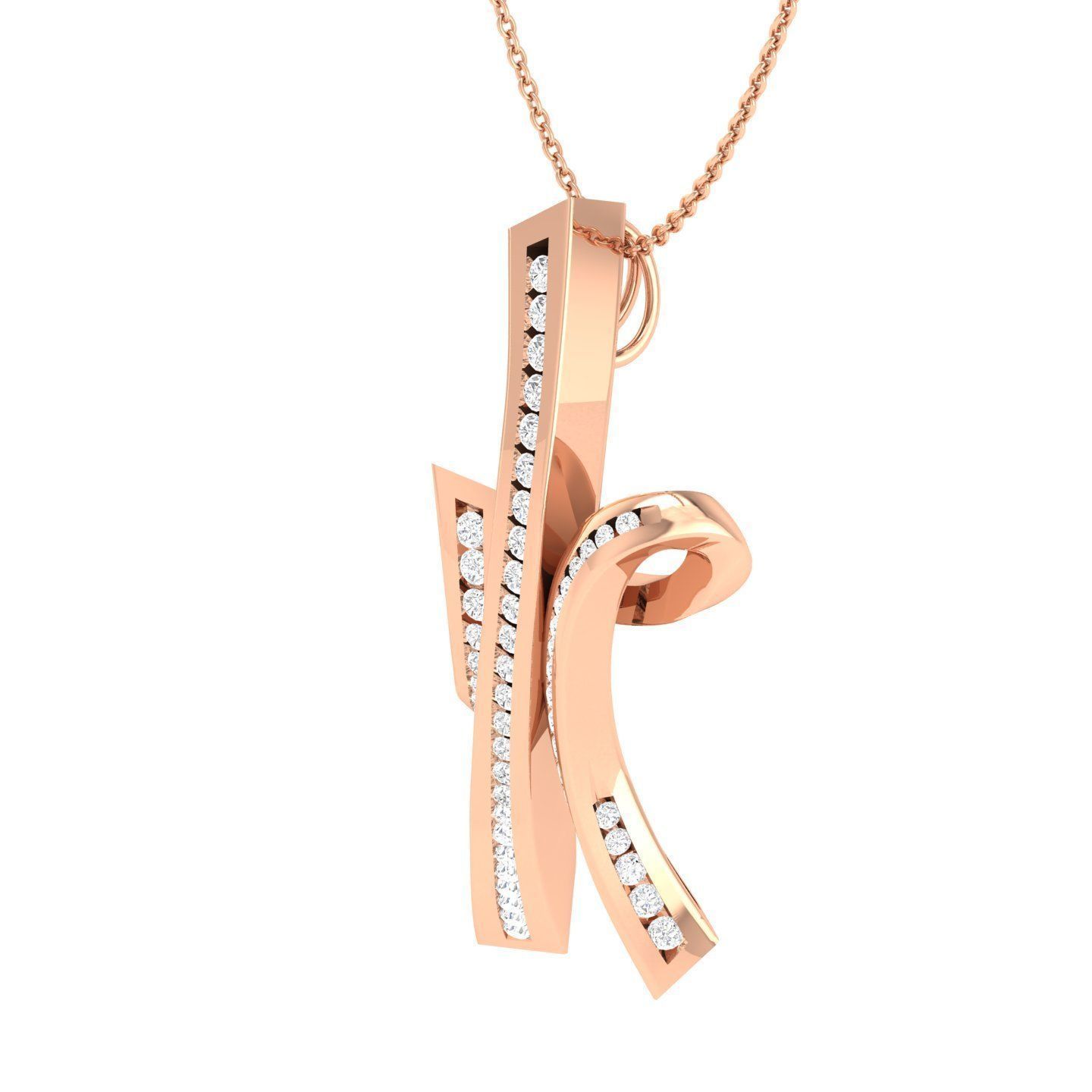 Women pendant 3dm stl render detail 3D print model_2