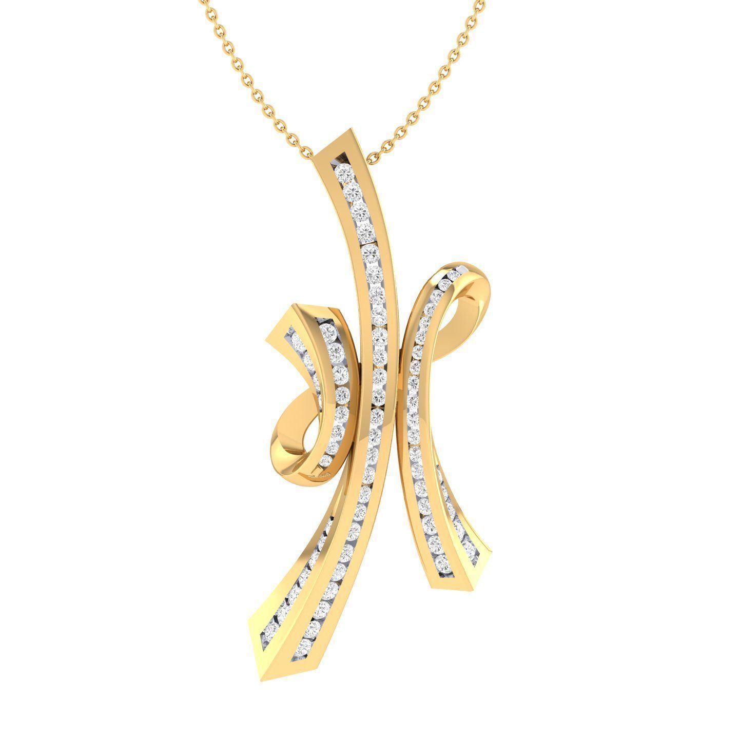 Women pendant 3dm stl render detail 3D print model_6