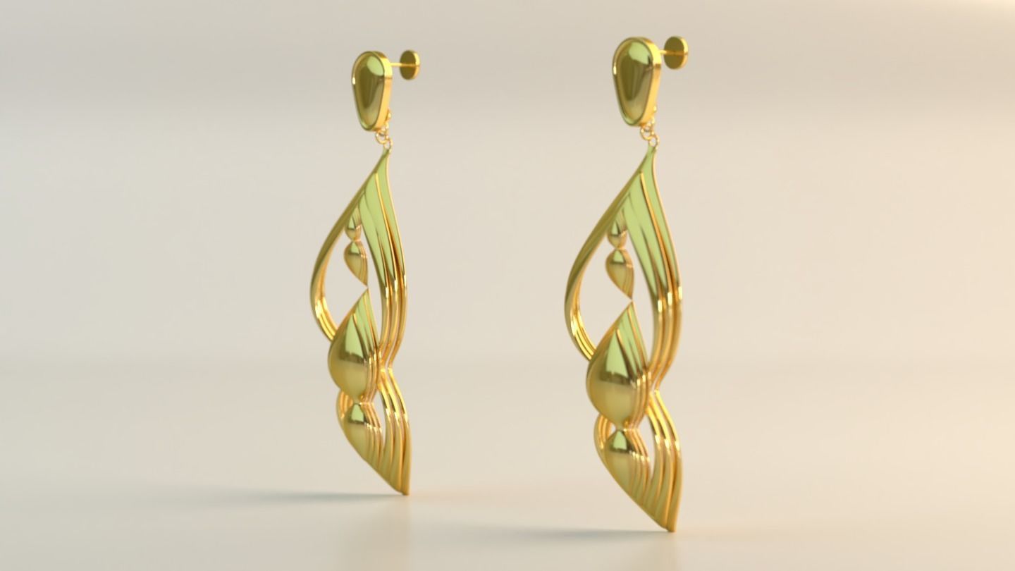 Ear Rings 3D model_5
