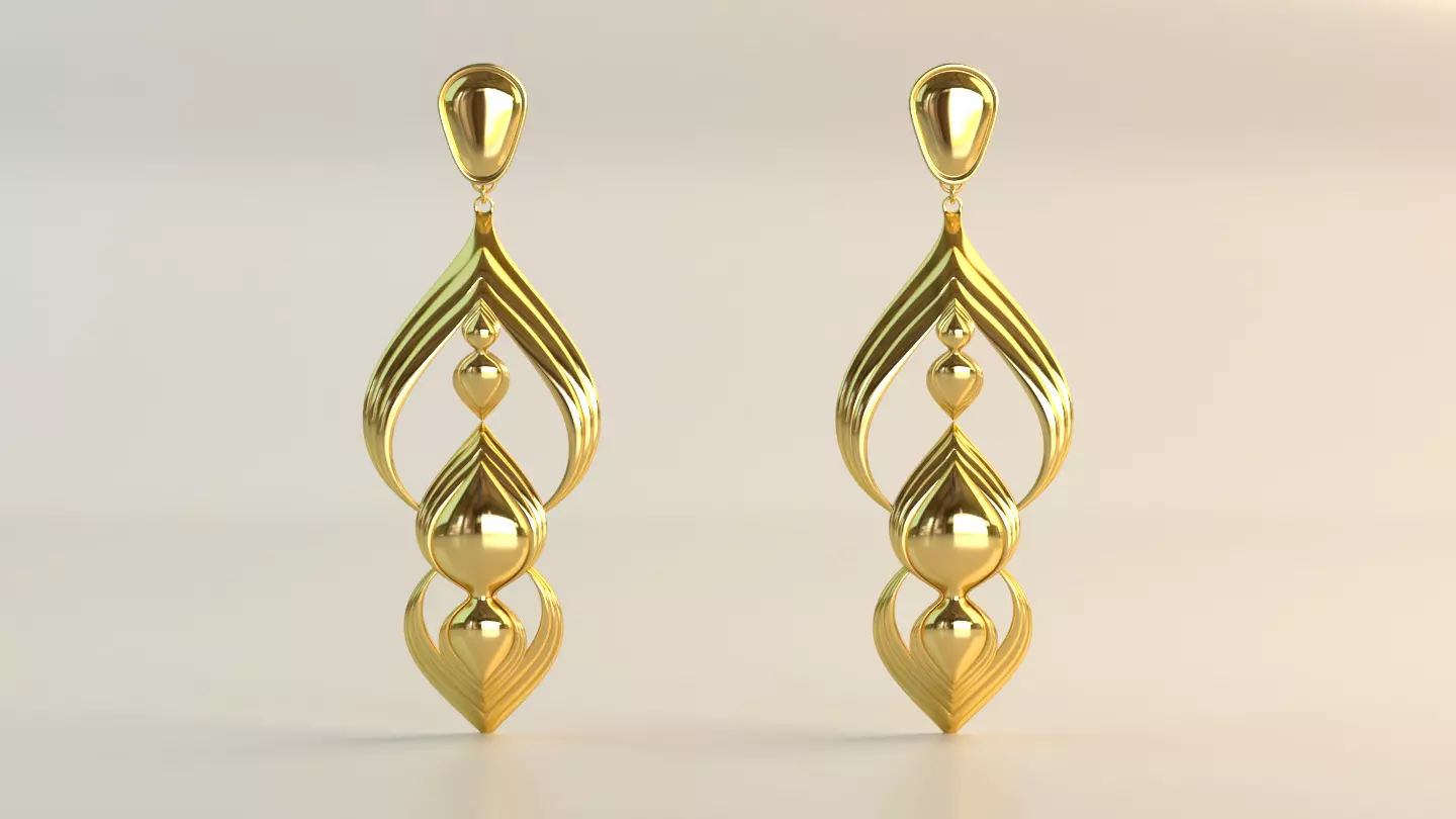 Ear Rings 3D model_0