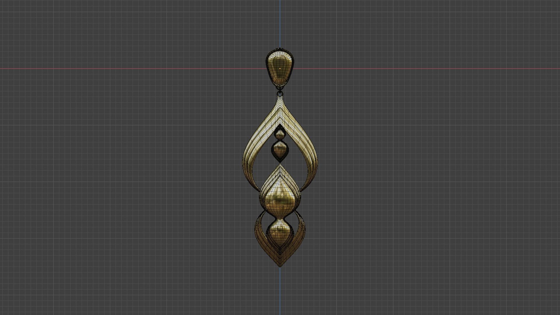 Ear Rings 3D model_2