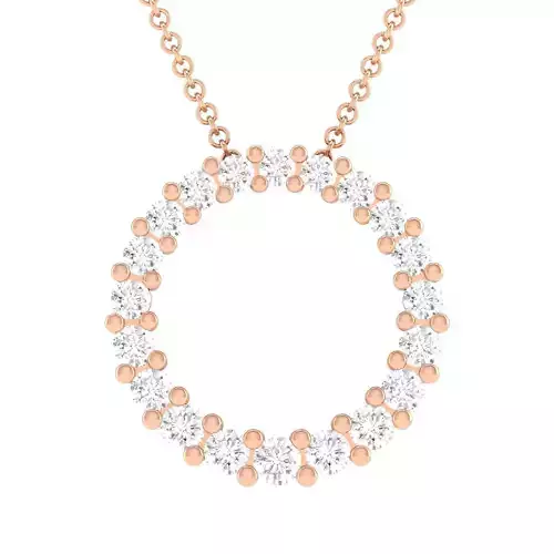 Women round pendant 3dm stl render detail