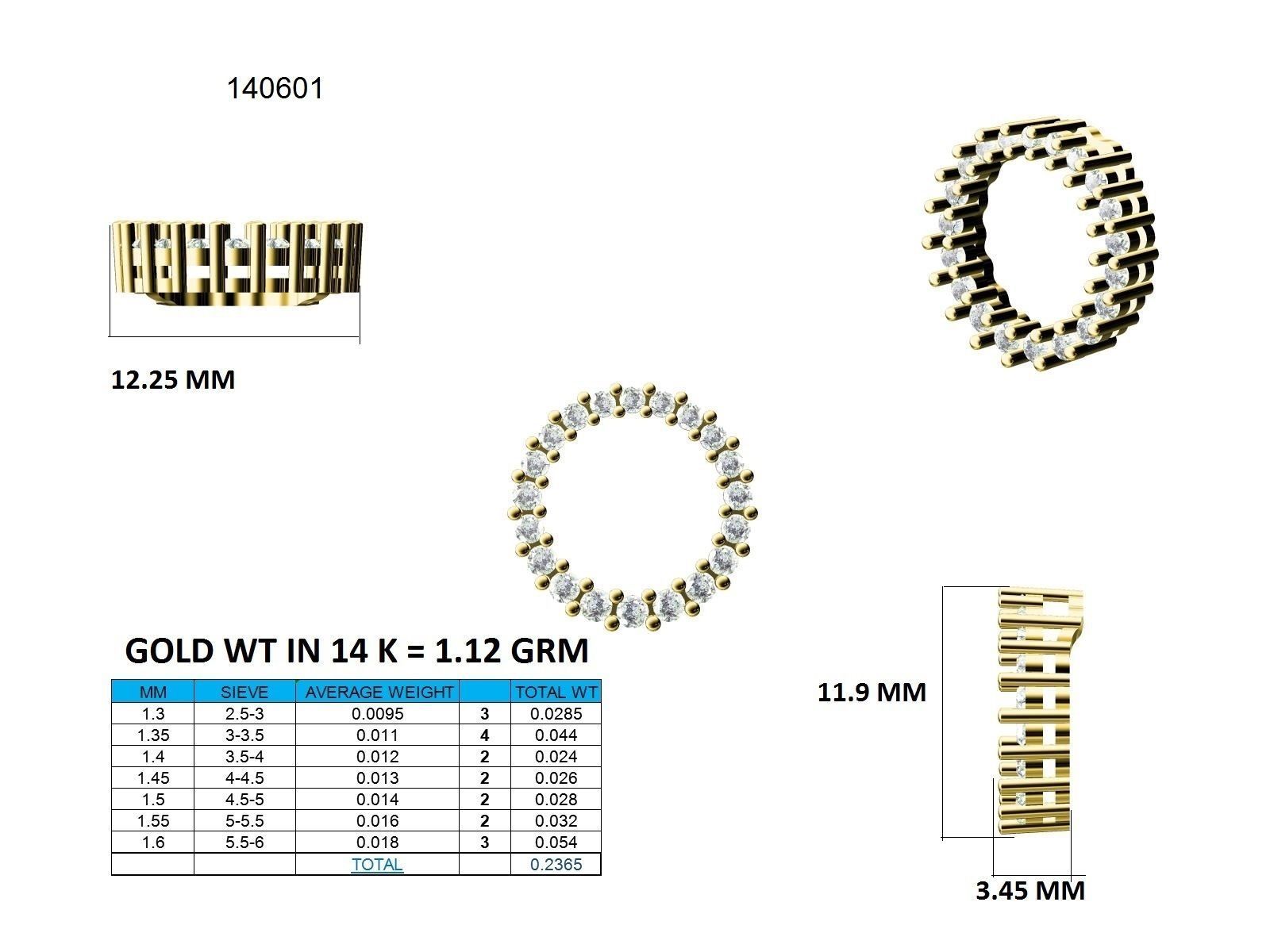 Women round pendant 3dm stl render detail 3D print model_9