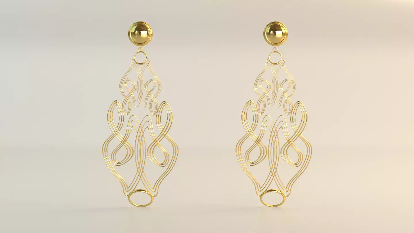 Ear Rings 3D model_0