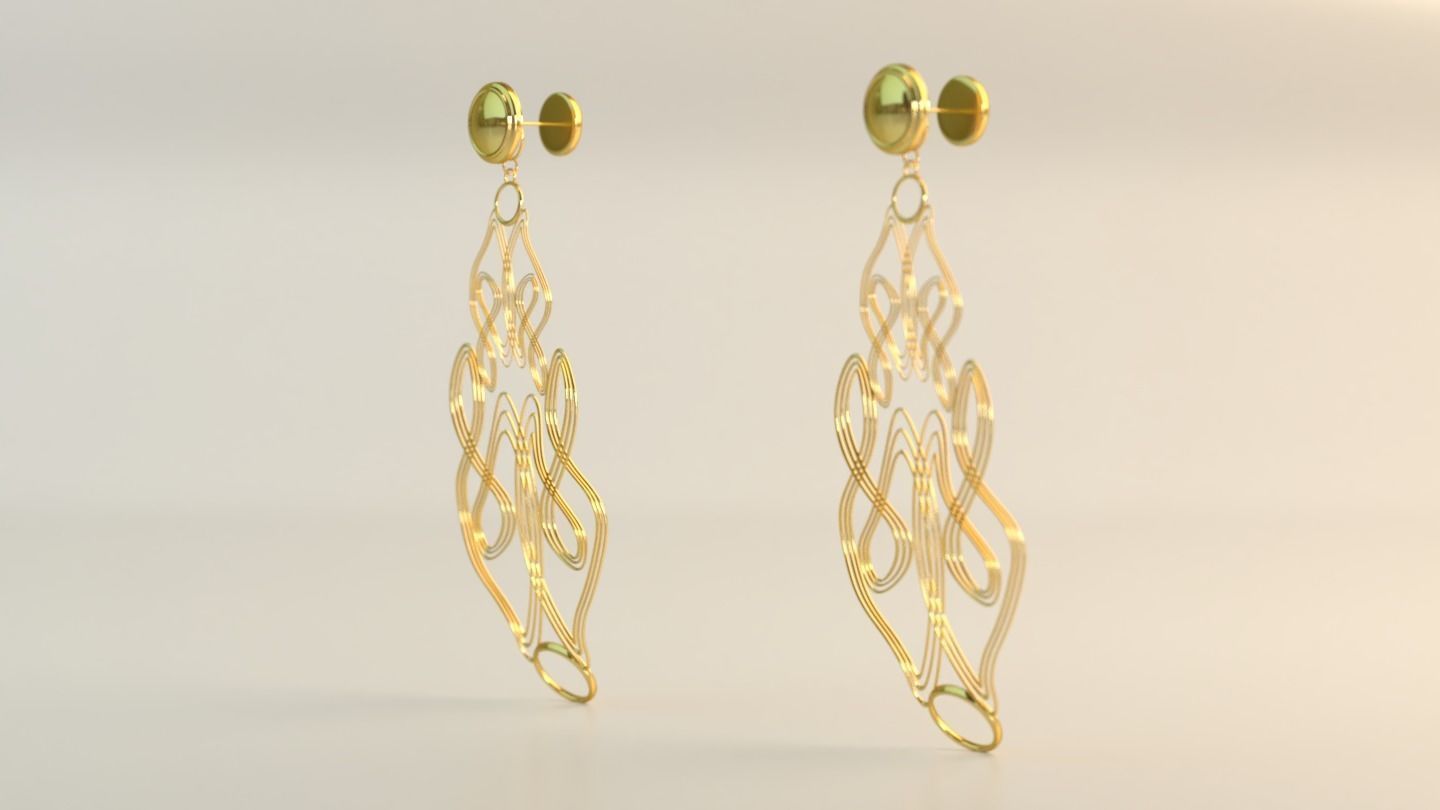 Ear Rings 3D model_5