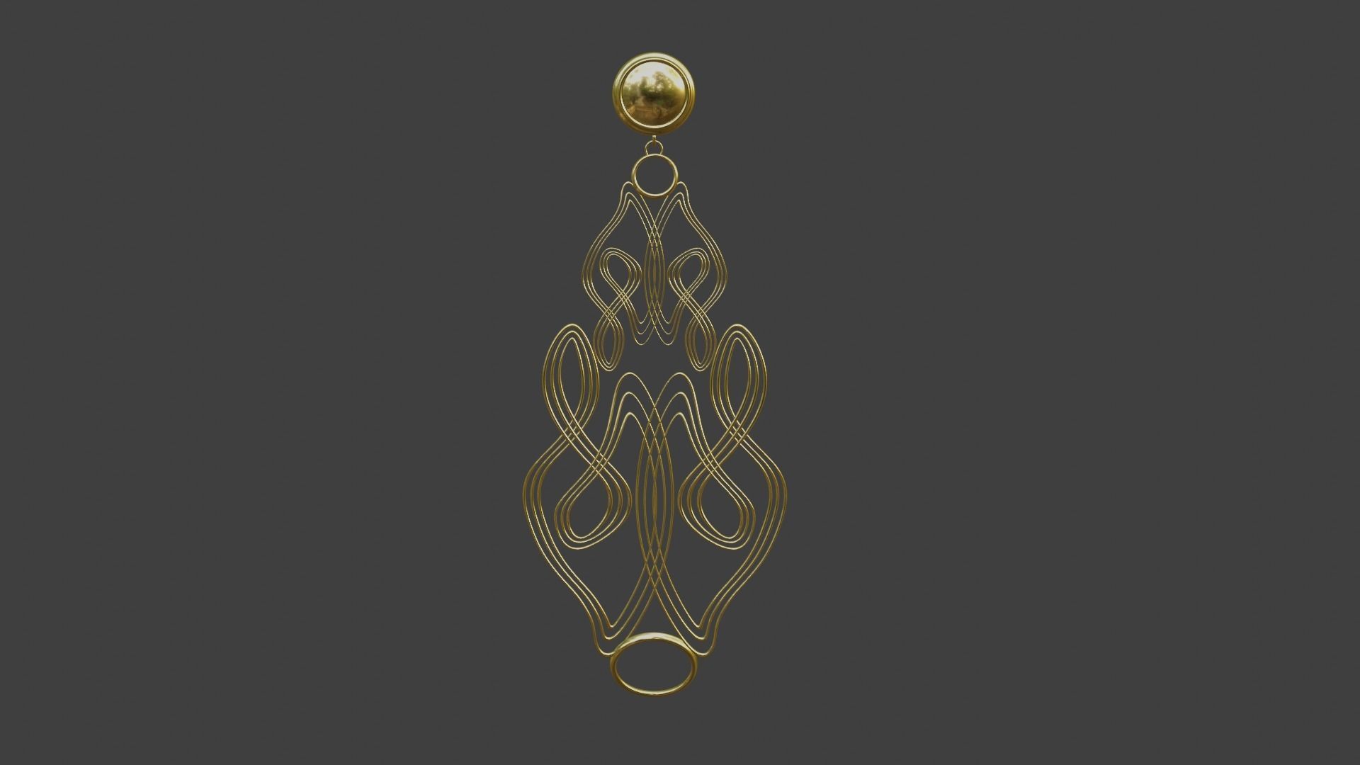 Ear Rings 3D model_1