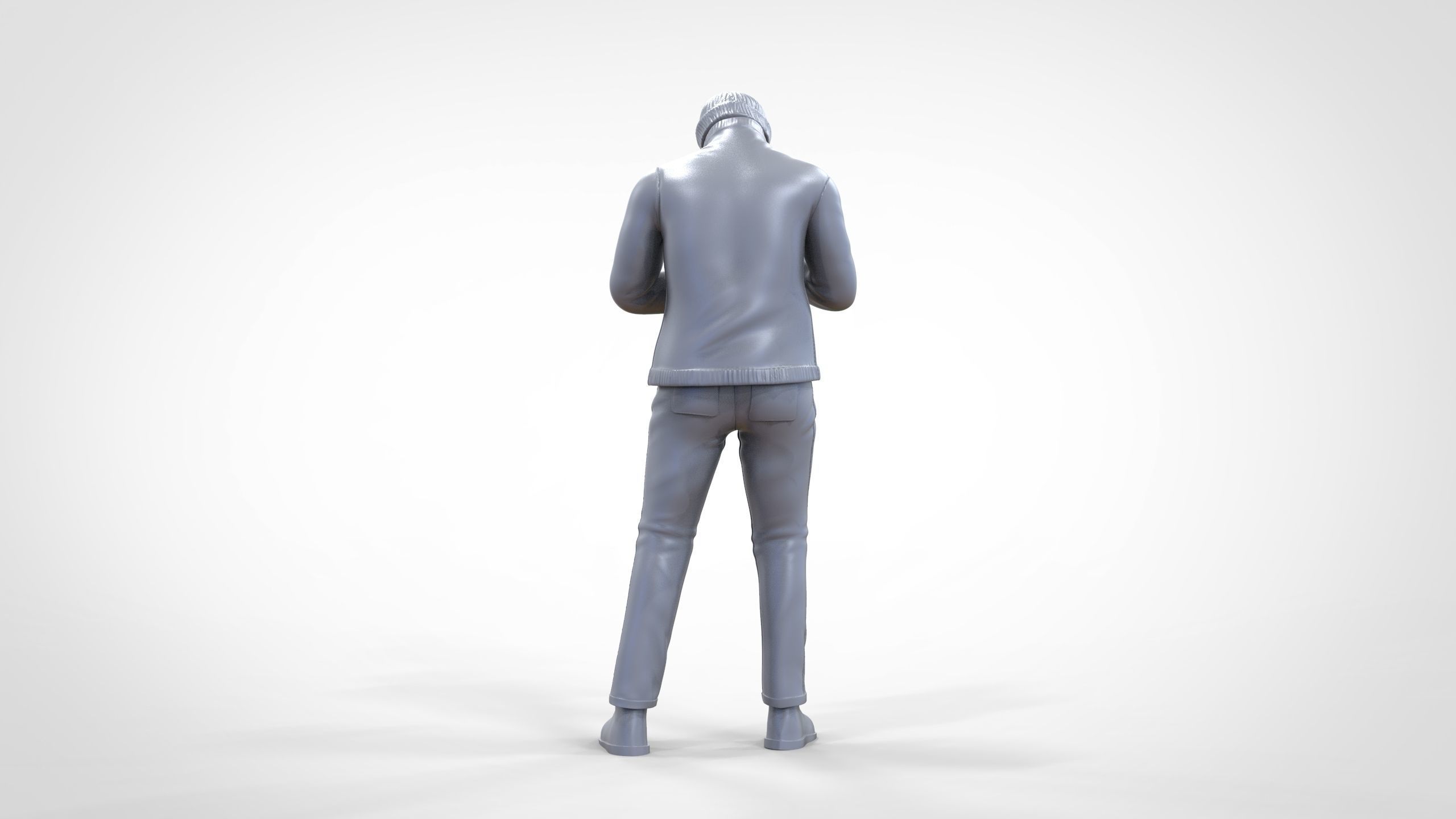 N3 Tourist on Ship with Camera or Photographer 3D print model_28