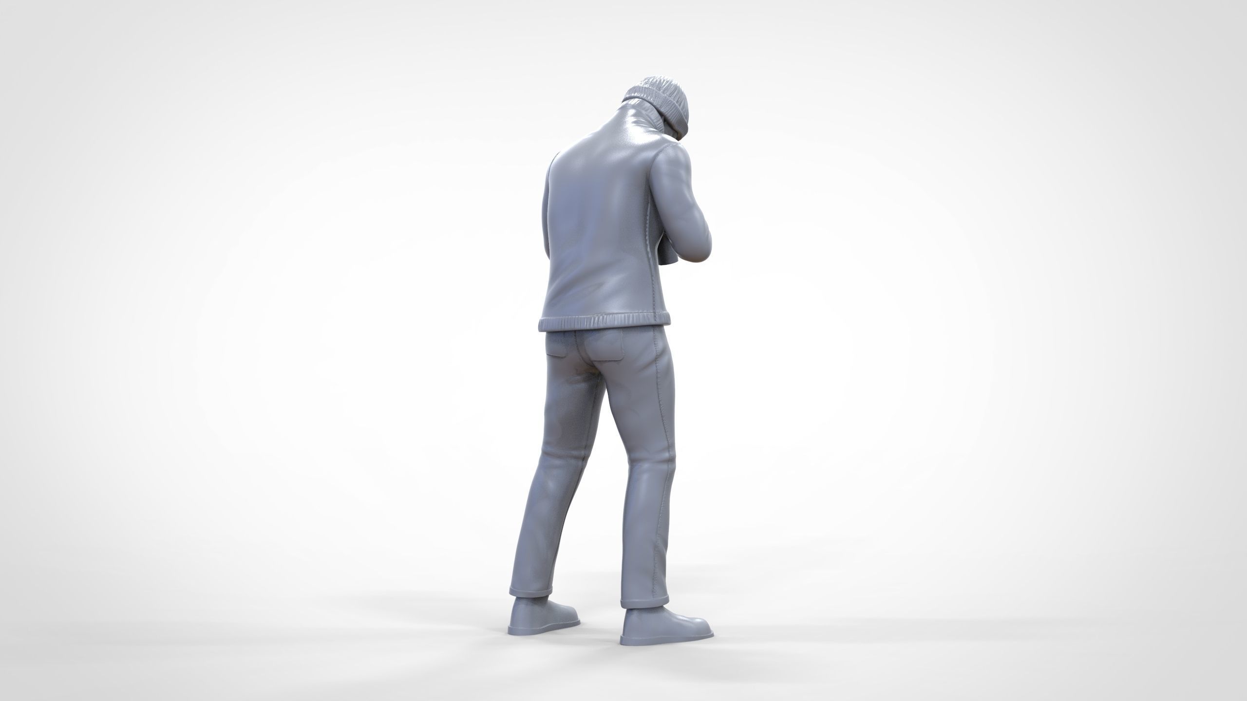 N3 Tourist on Ship with Camera or Photographer 3D print model_27