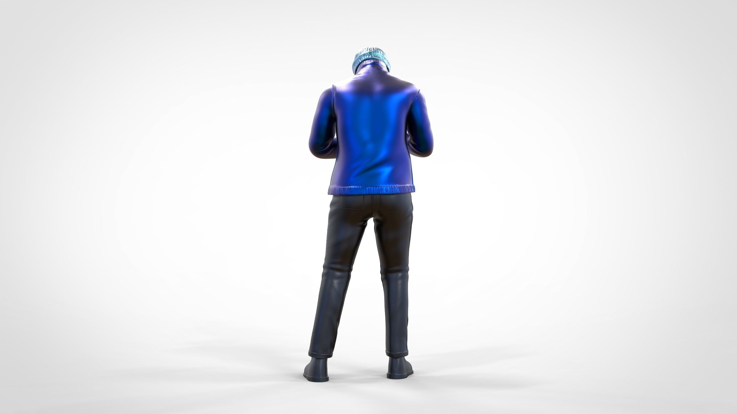 N3 Tourist on Ship with Camera or Photographer 3D print model_7