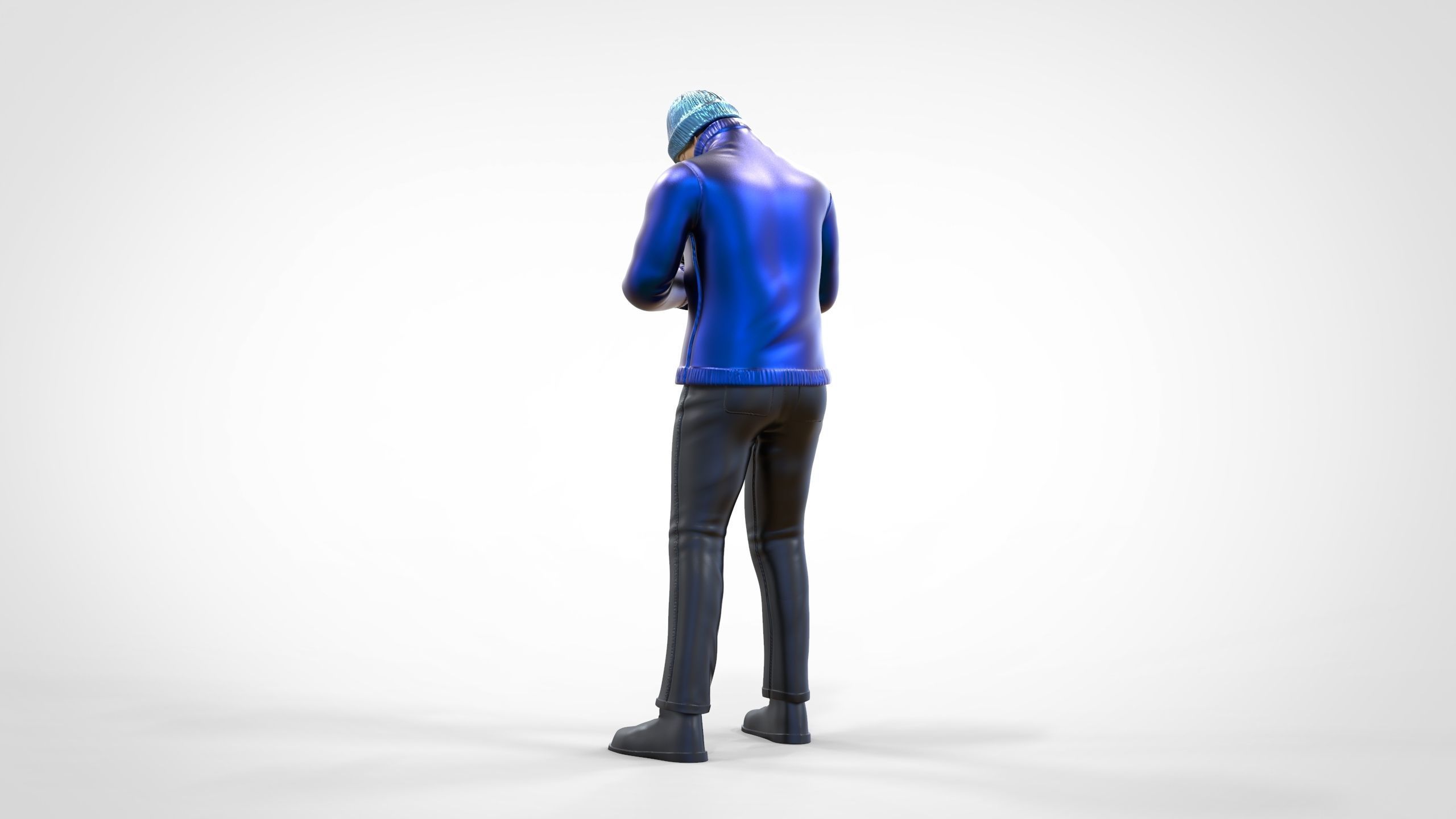 N3 Tourist on Ship with Camera or Photographer 3D print model_9