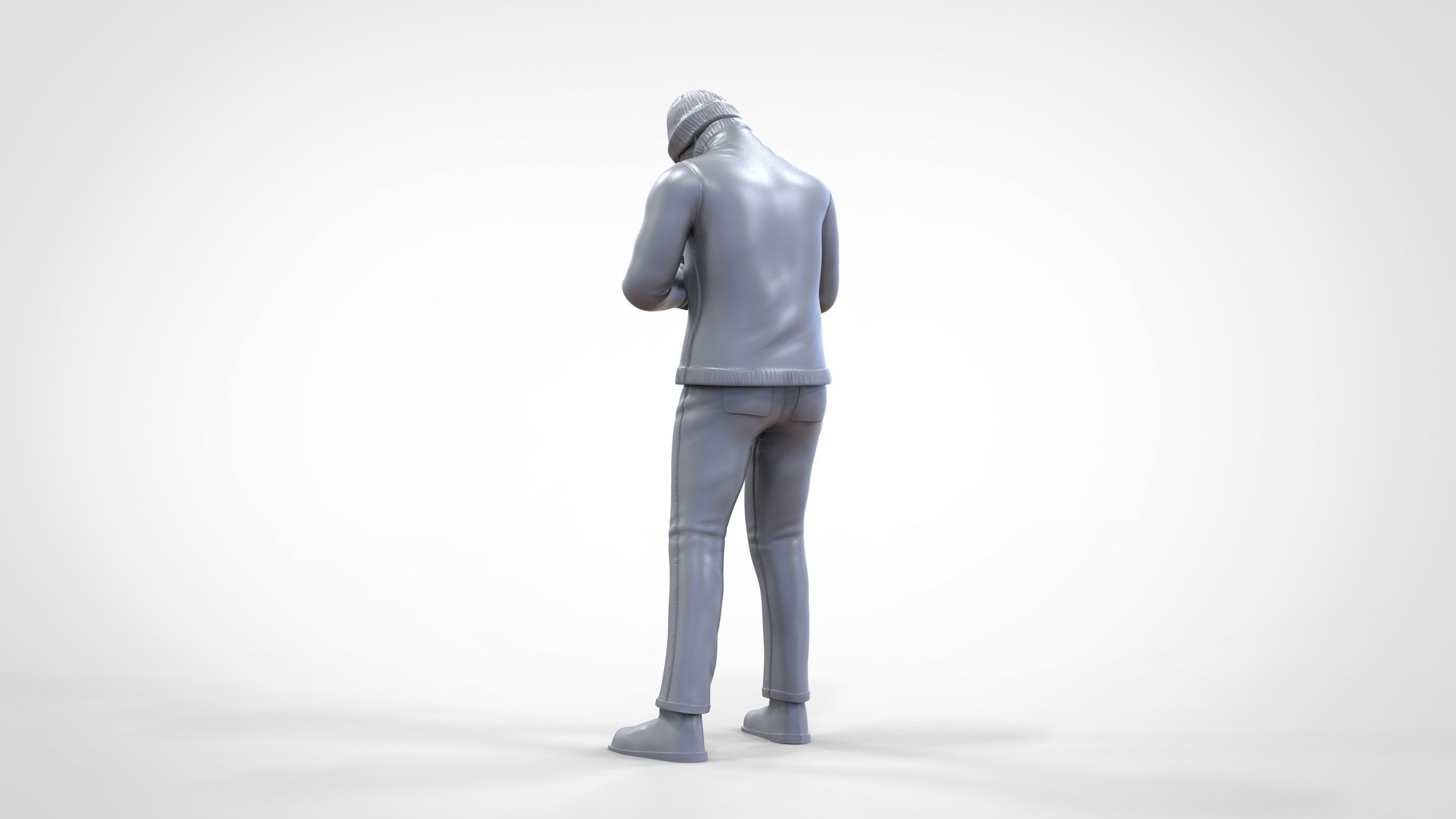 N3 Tourist on Ship with Camera or Photographer 3D print model_29