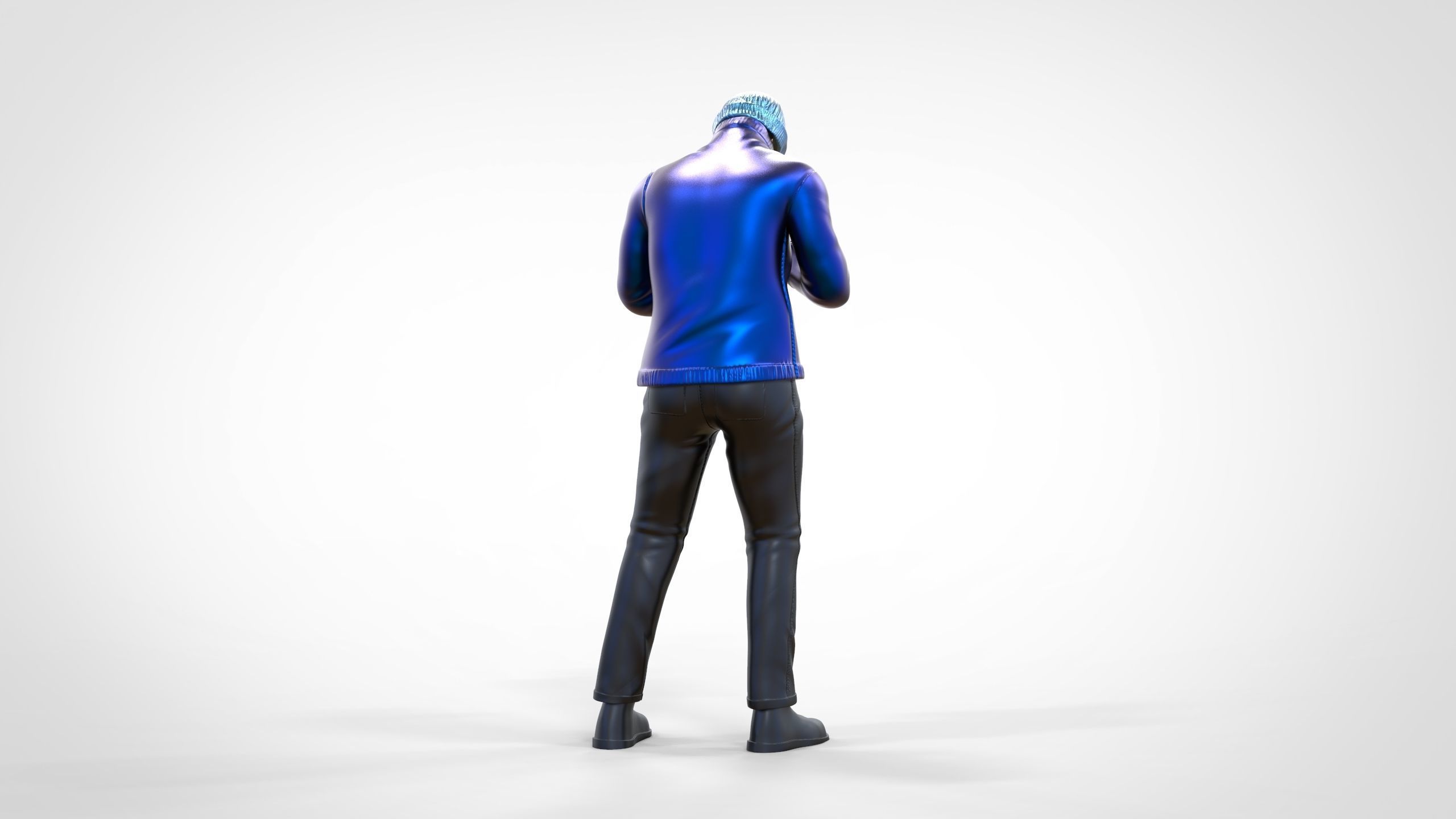 N3 Tourist on Ship with Camera or Photographer 3D print model_6