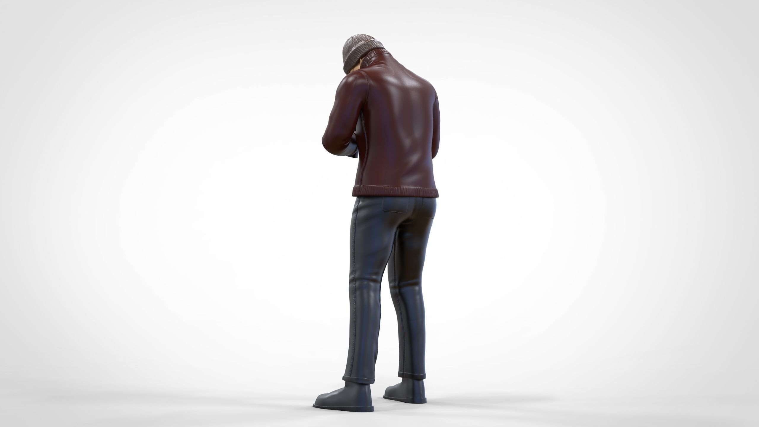 N3 Tourist on Ship with Camera or Photographer 3D print model_24